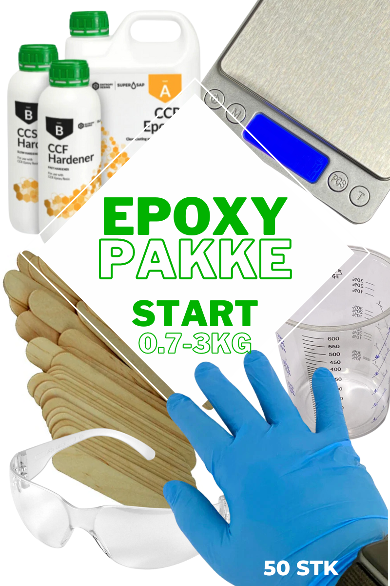 Startpaket för epoxigjutning – All utrustning du behöver för att komma igång
