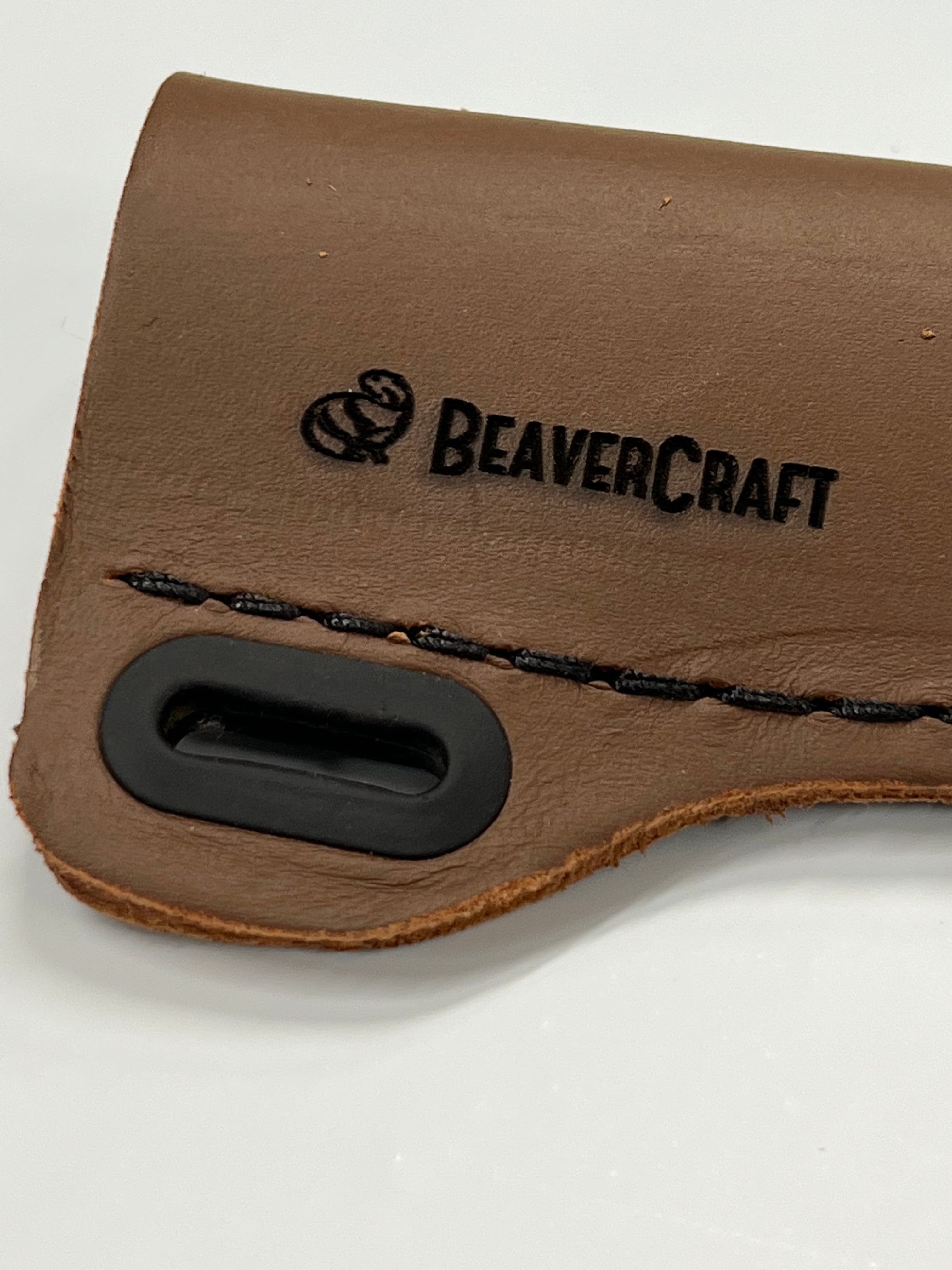 Knivslire i lær SH1 Beaver Craft