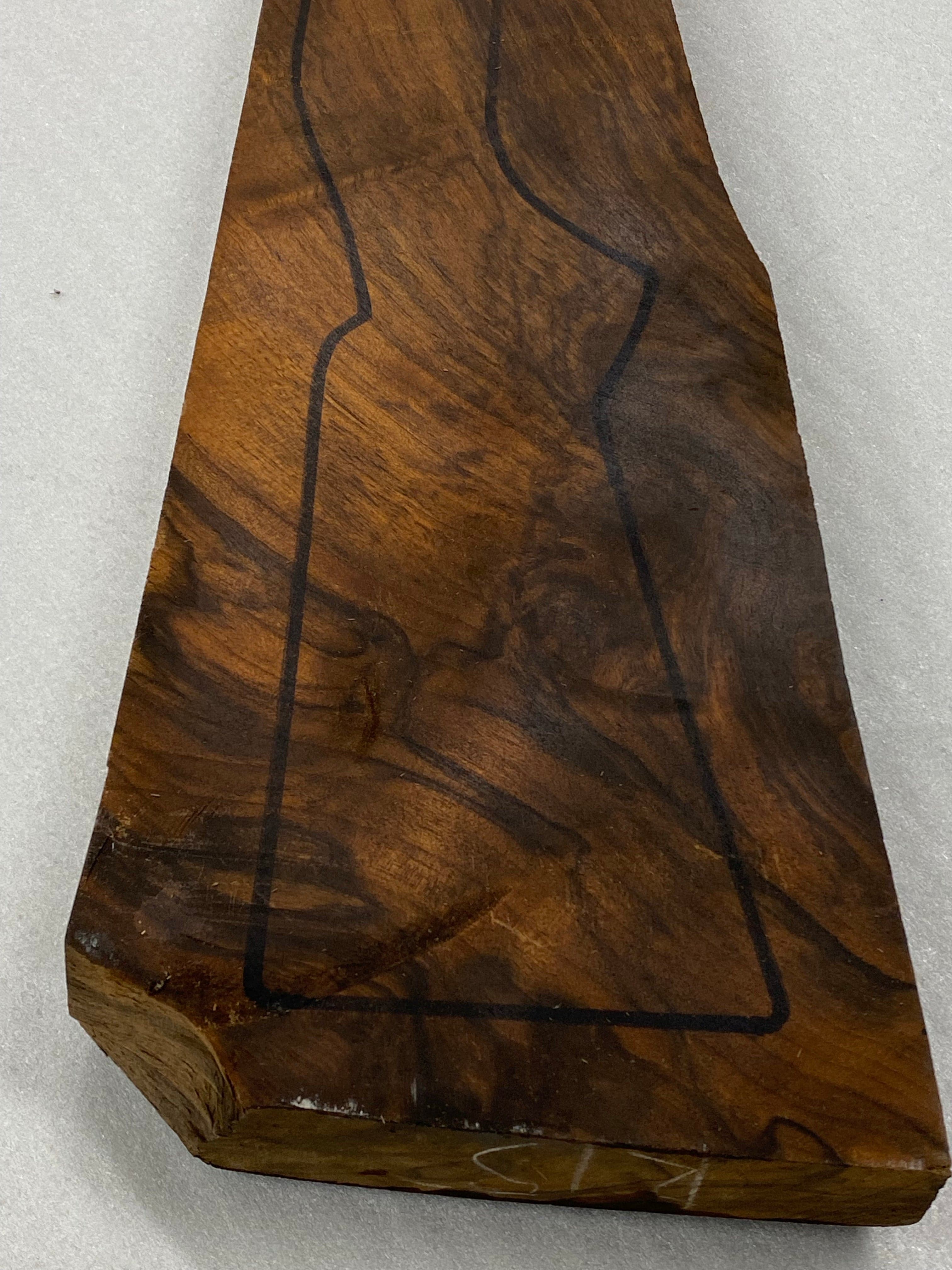 Rifle Stock Blank Turkish Walnut Grade 5 R-15