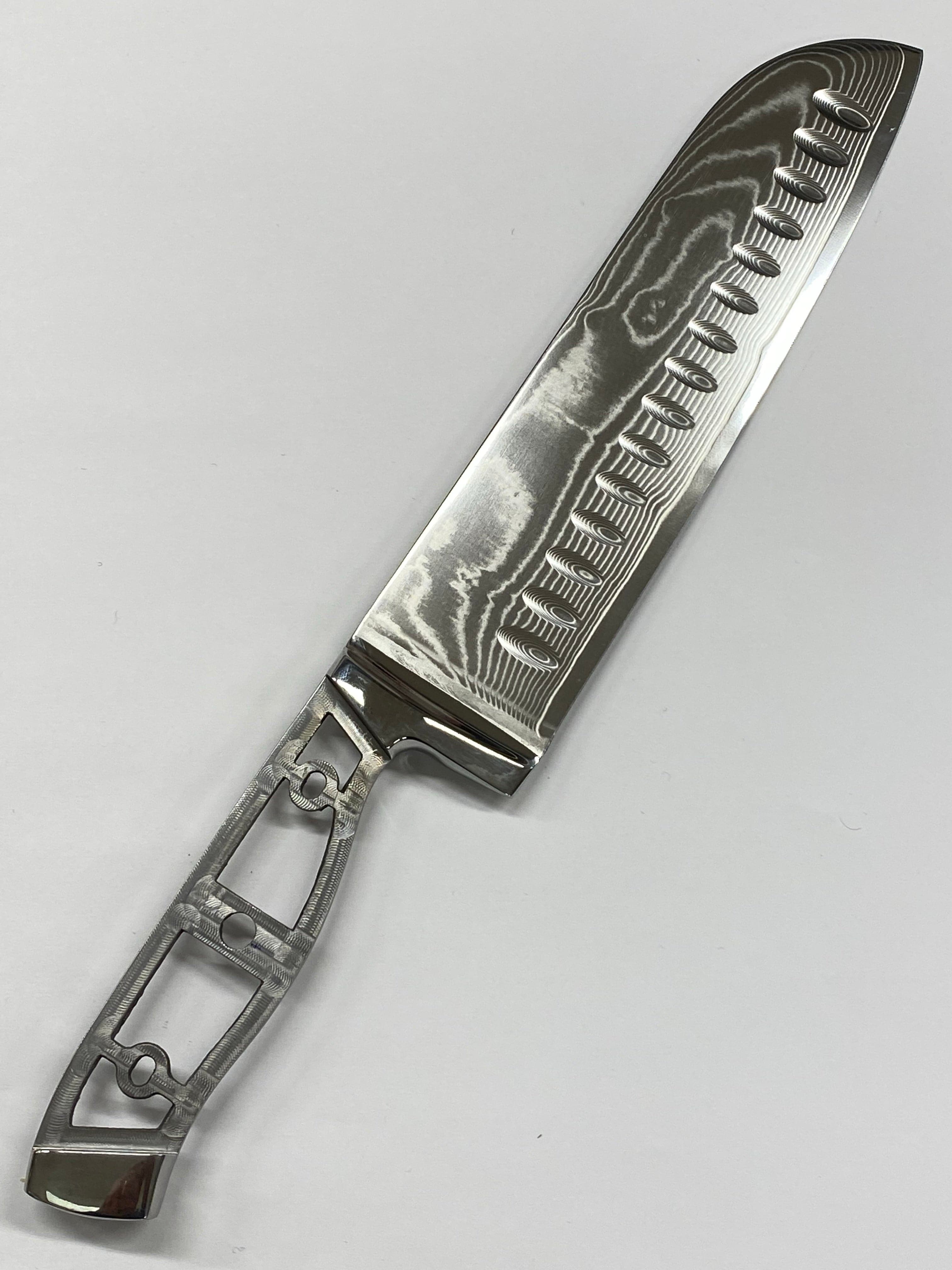 Santoku - VG10 Damask Kockkniv FT1-M