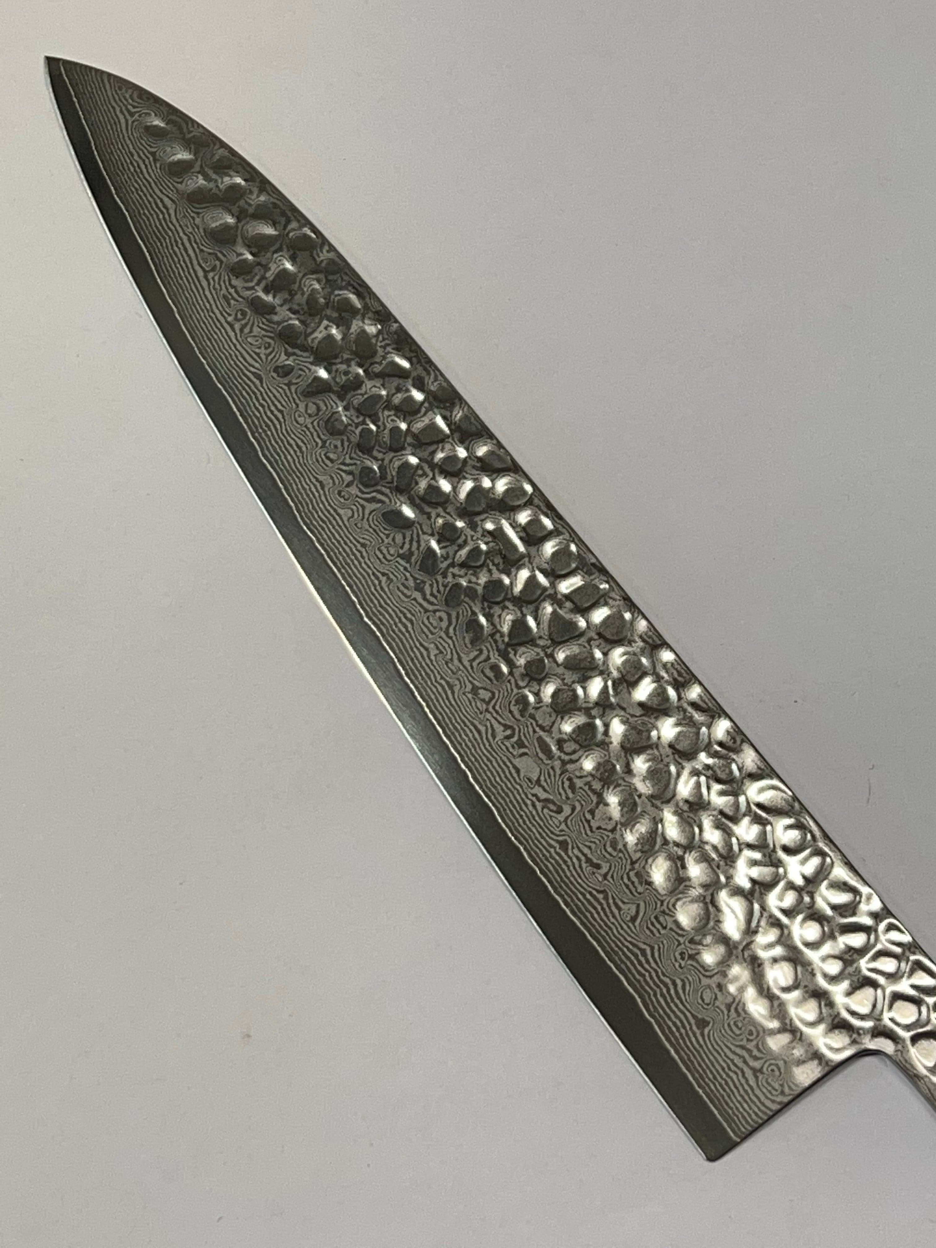 Gyuto 210 VG10 Damask japanskt handsmidet knivblad