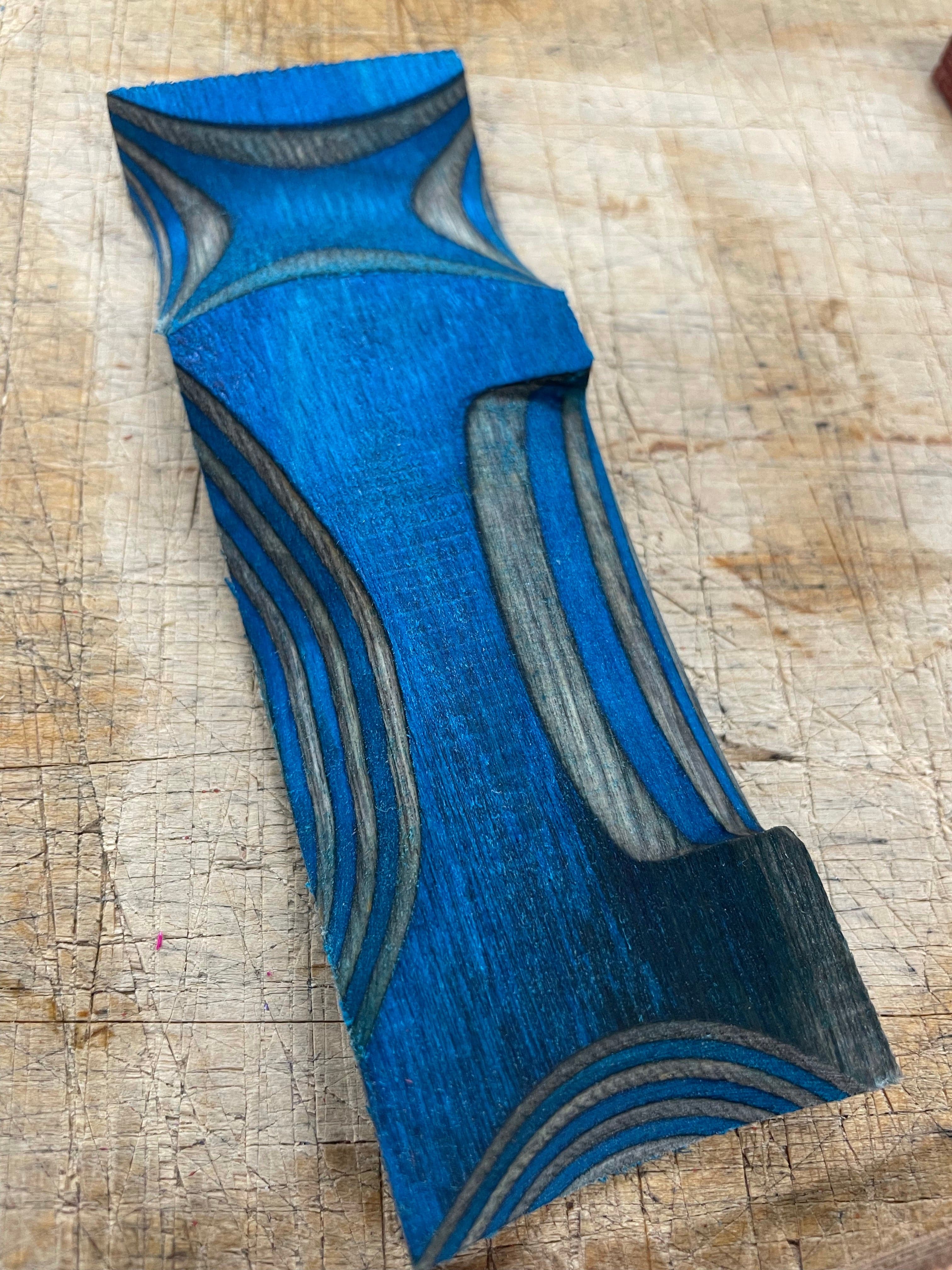 Lawood Blokk - Laminated and colored shaft blank
