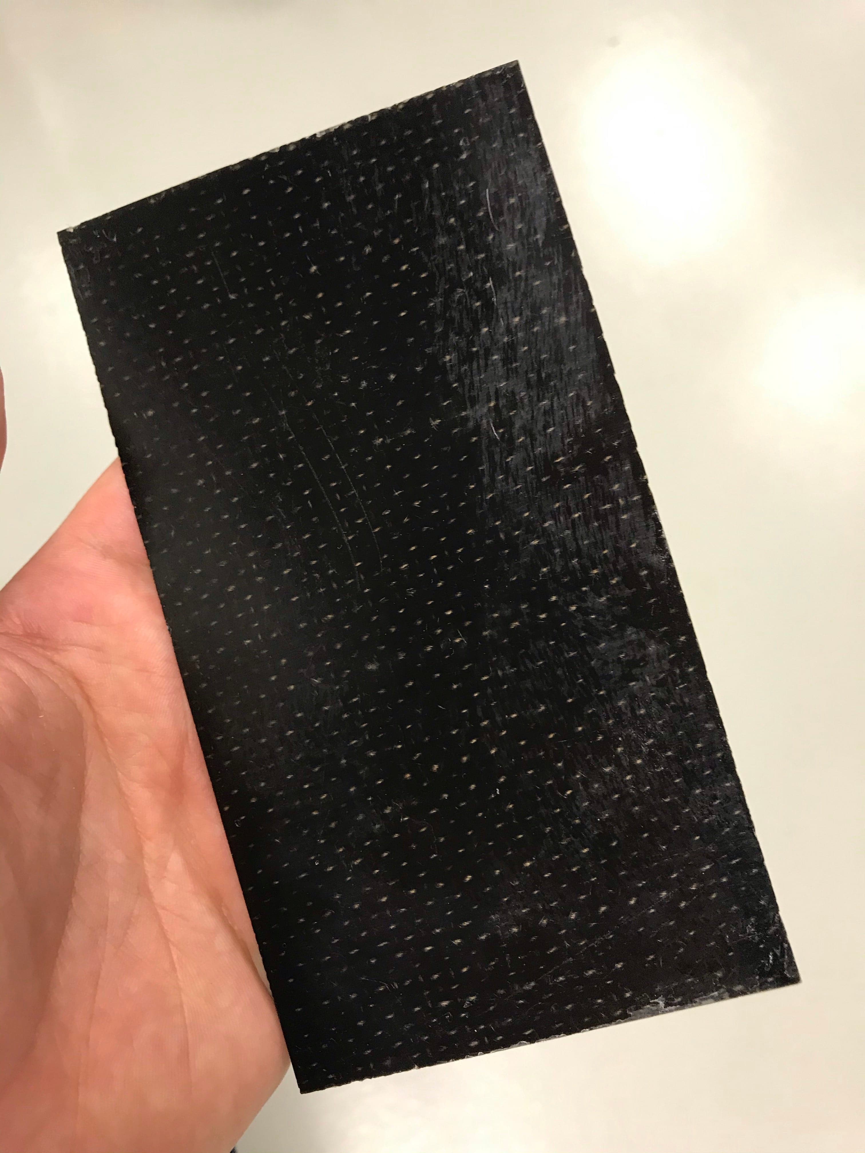 Micarta-platta skaftmaterial