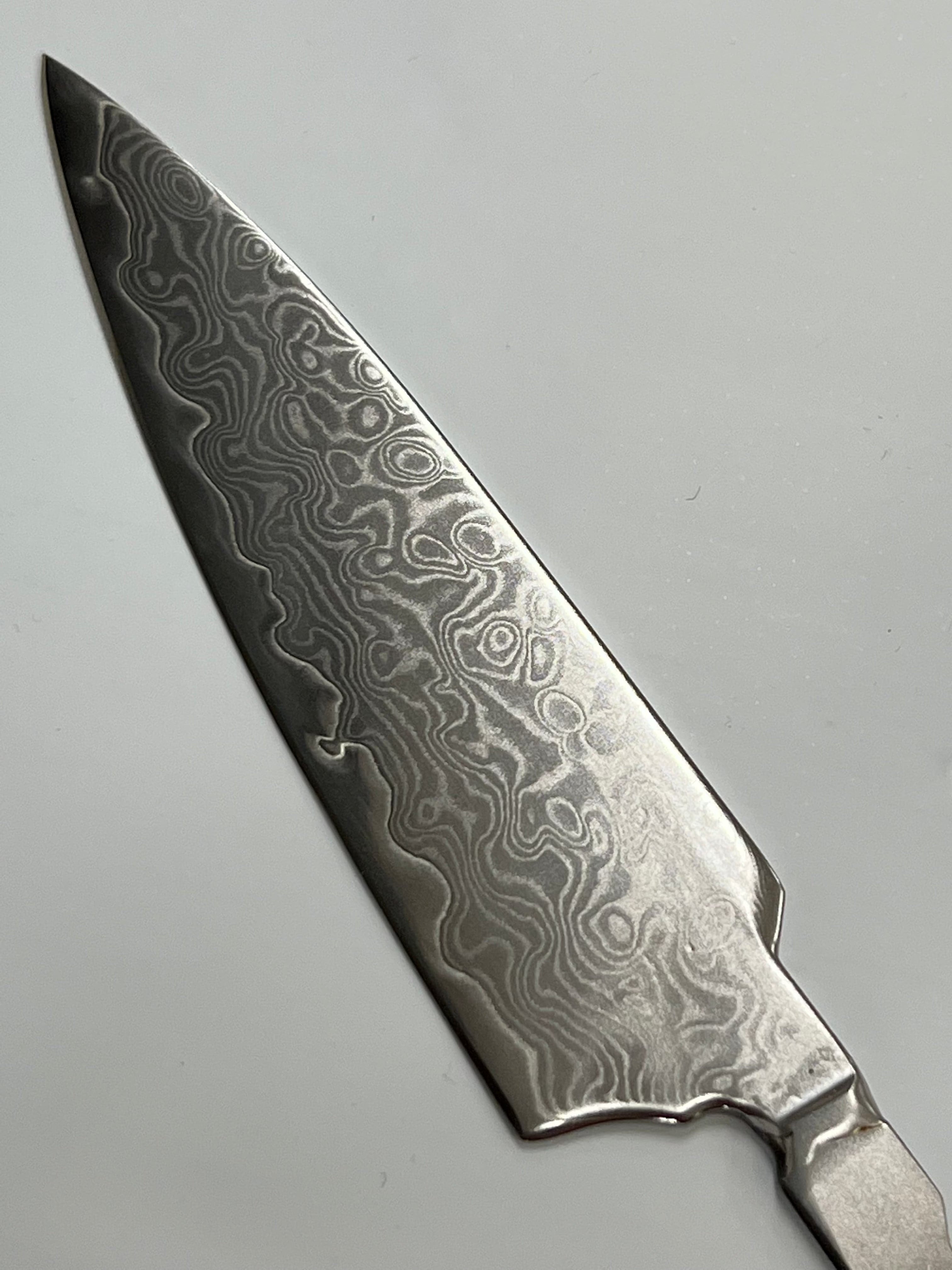 Kökknivblad 3.5" – 8Cr14MoV Damask