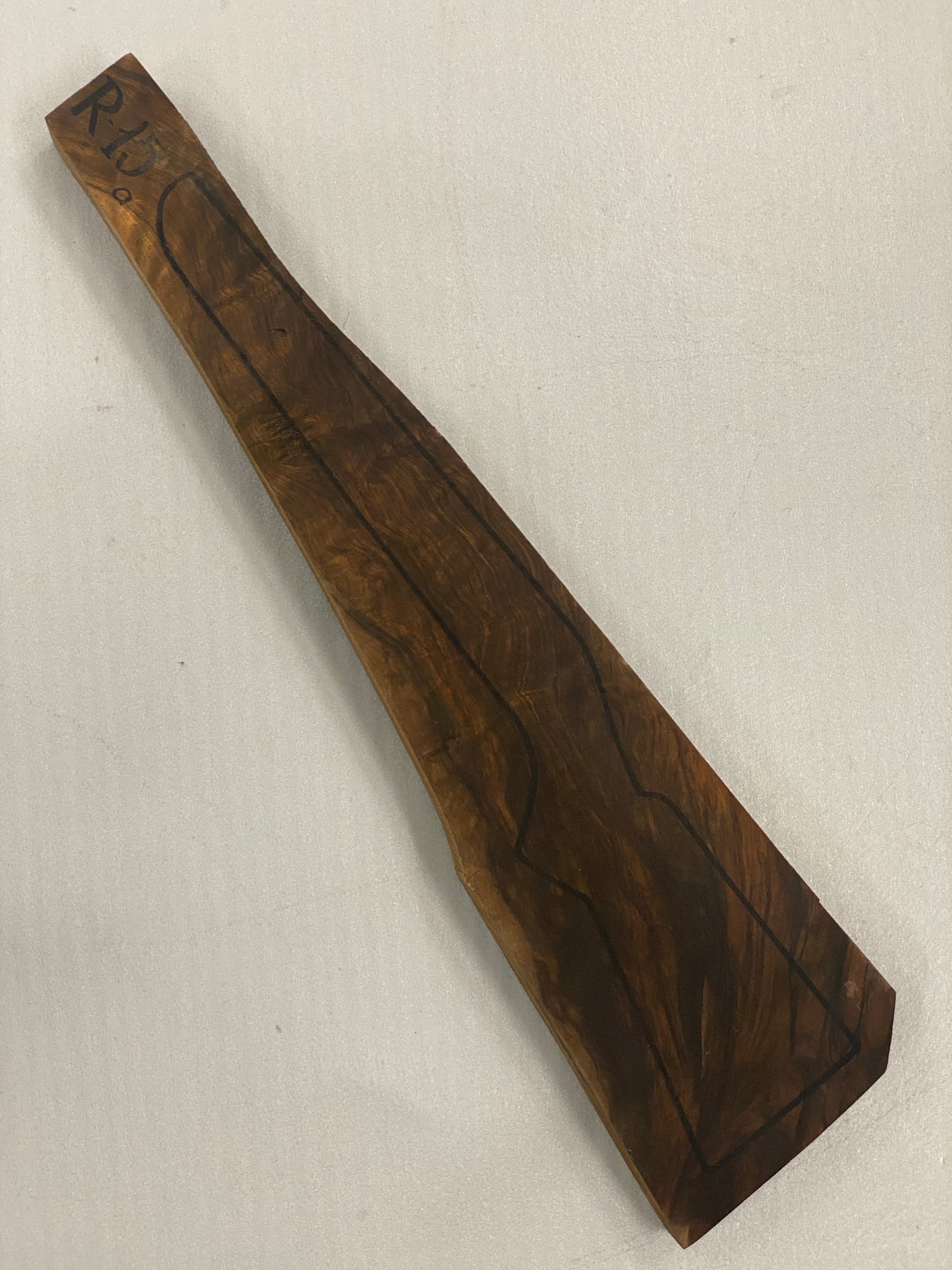 Riflestokkemne Tyrkisk Valnøtt Grad 5 R-15