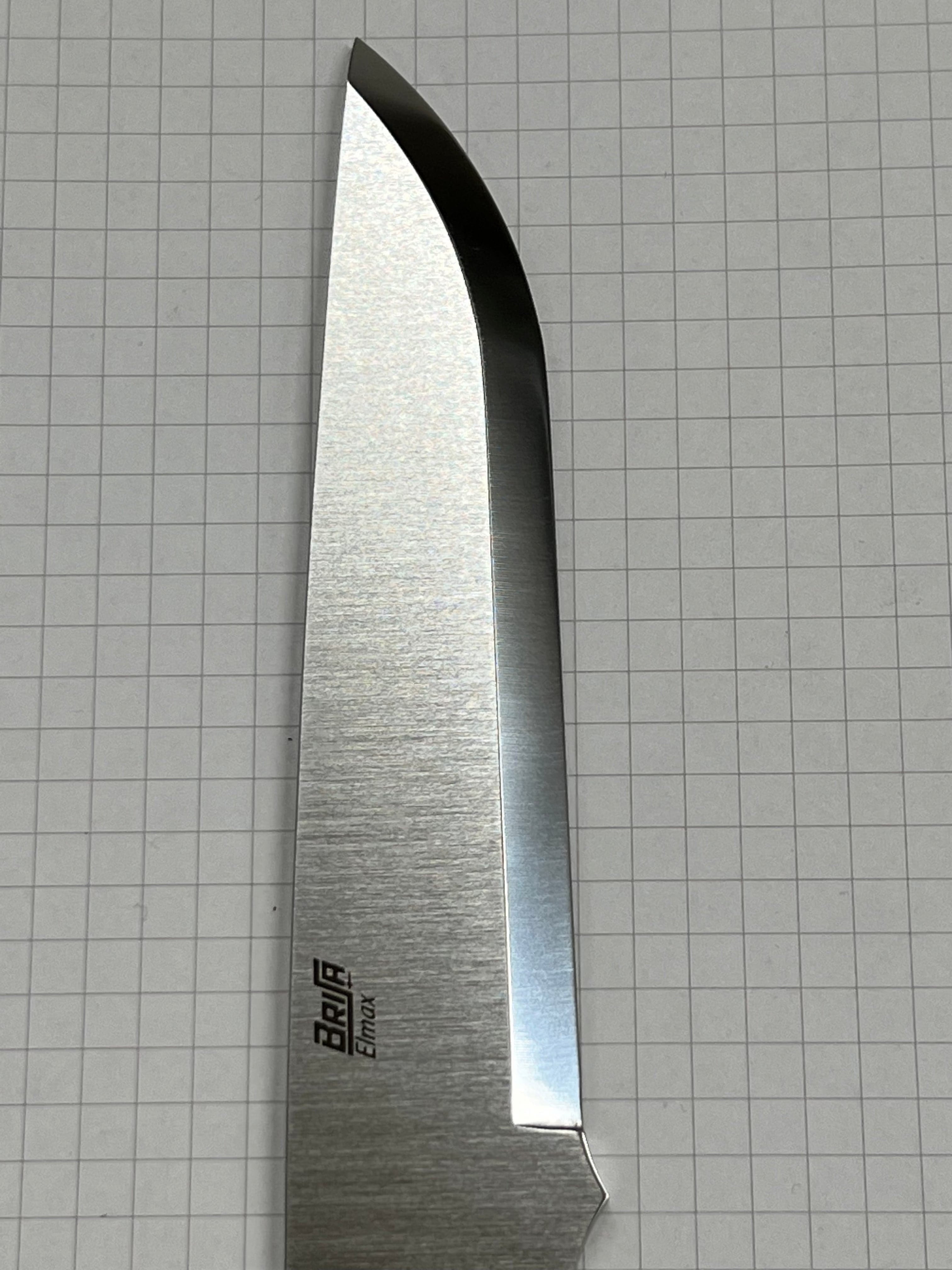 Brisa Trapper 115 Scandi Elmax knivblad i rostfritt stål