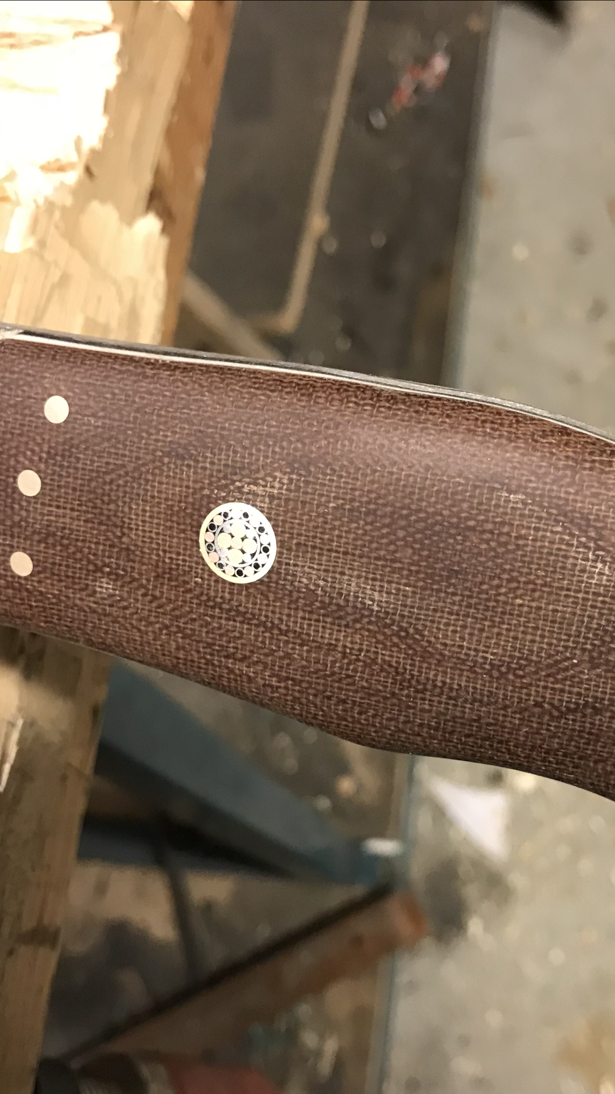 Mosaic pin 9.5mm Skaftpynt