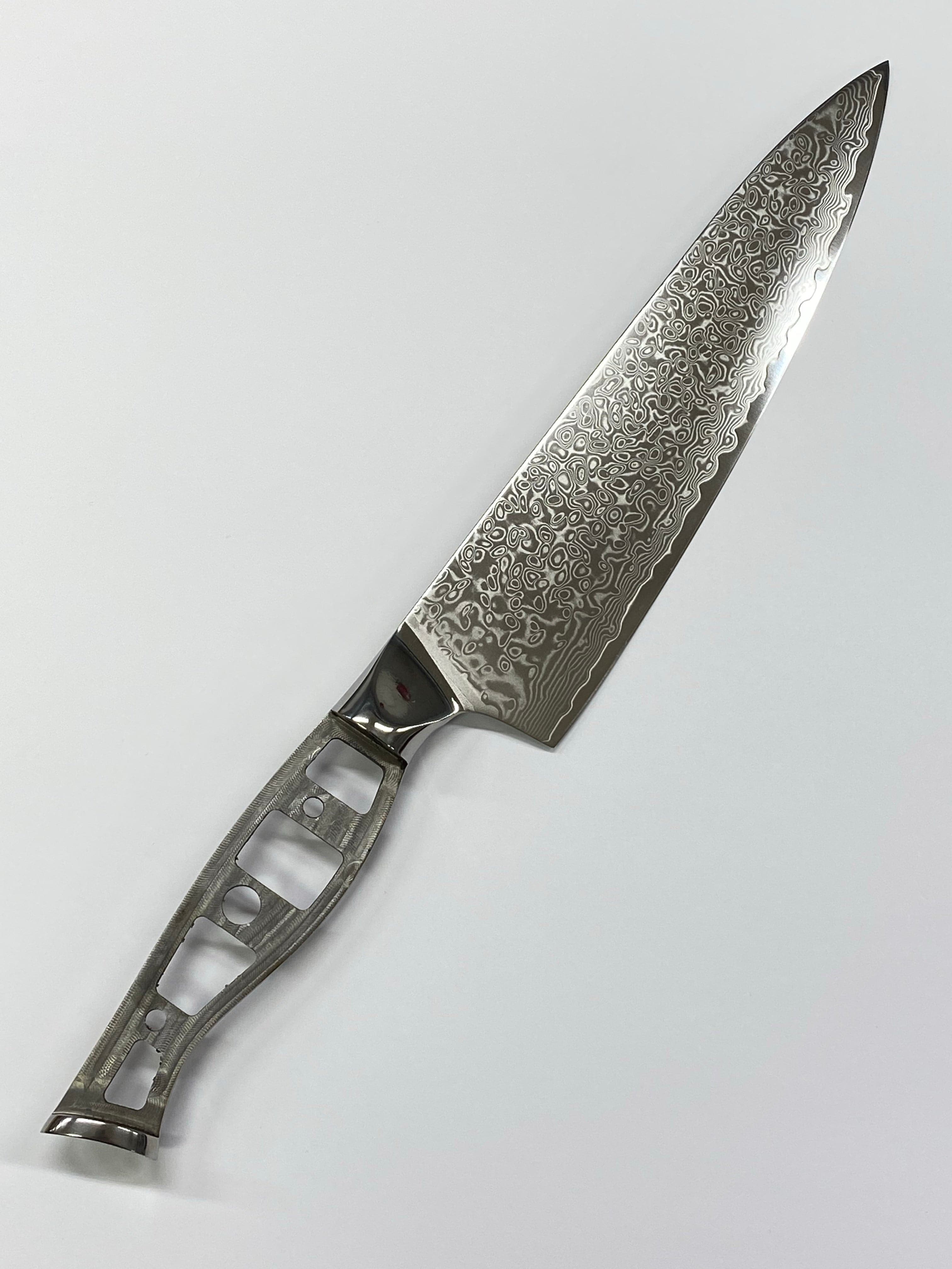 Kockknivblad - VG10 Damask Chef 200