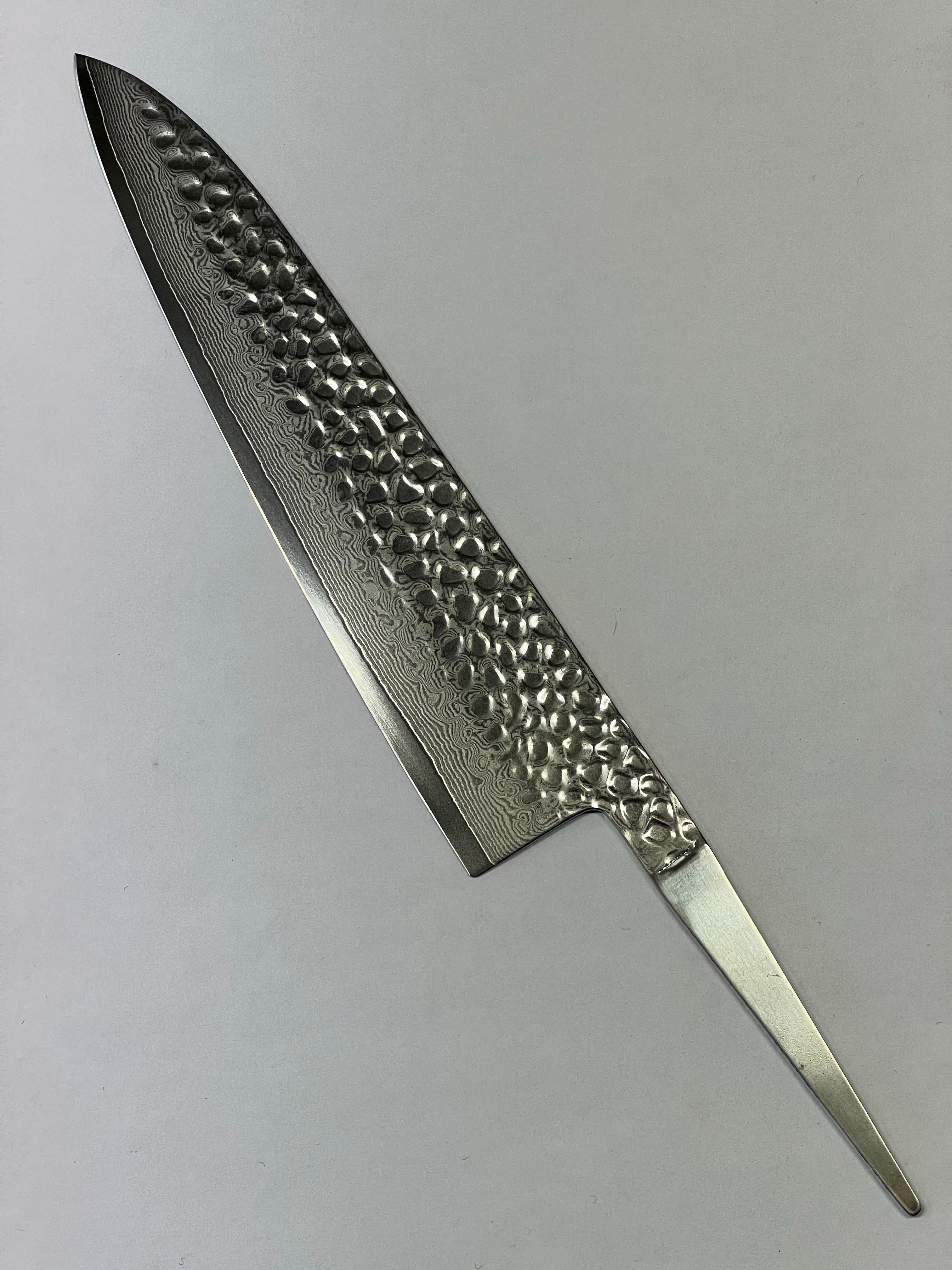 Gyuto 210 VG10 Damask Japansk håndsmidd knivblad