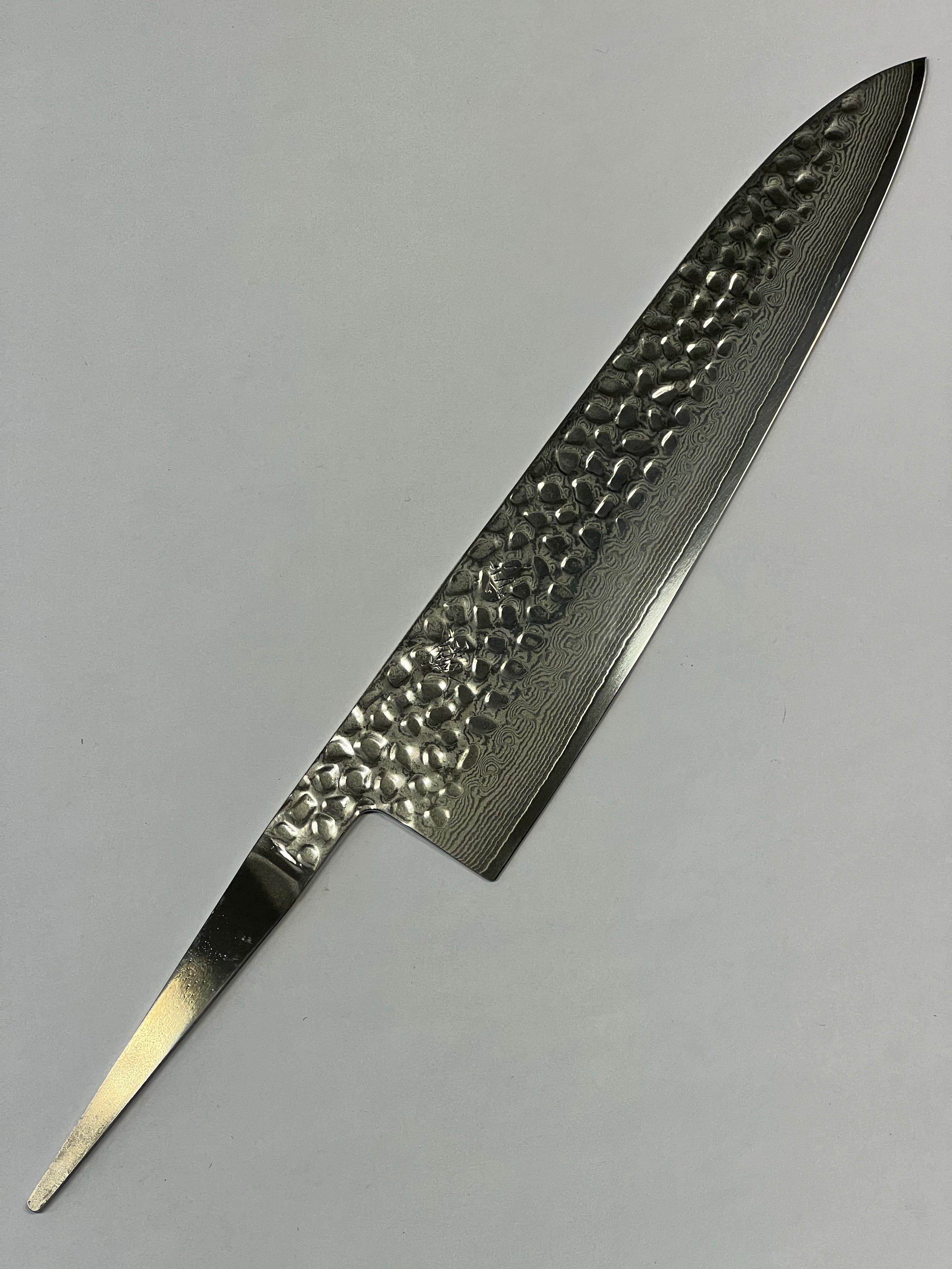 Gyuto 210 VG10 Damask Japansk håndsmidd knivblad
