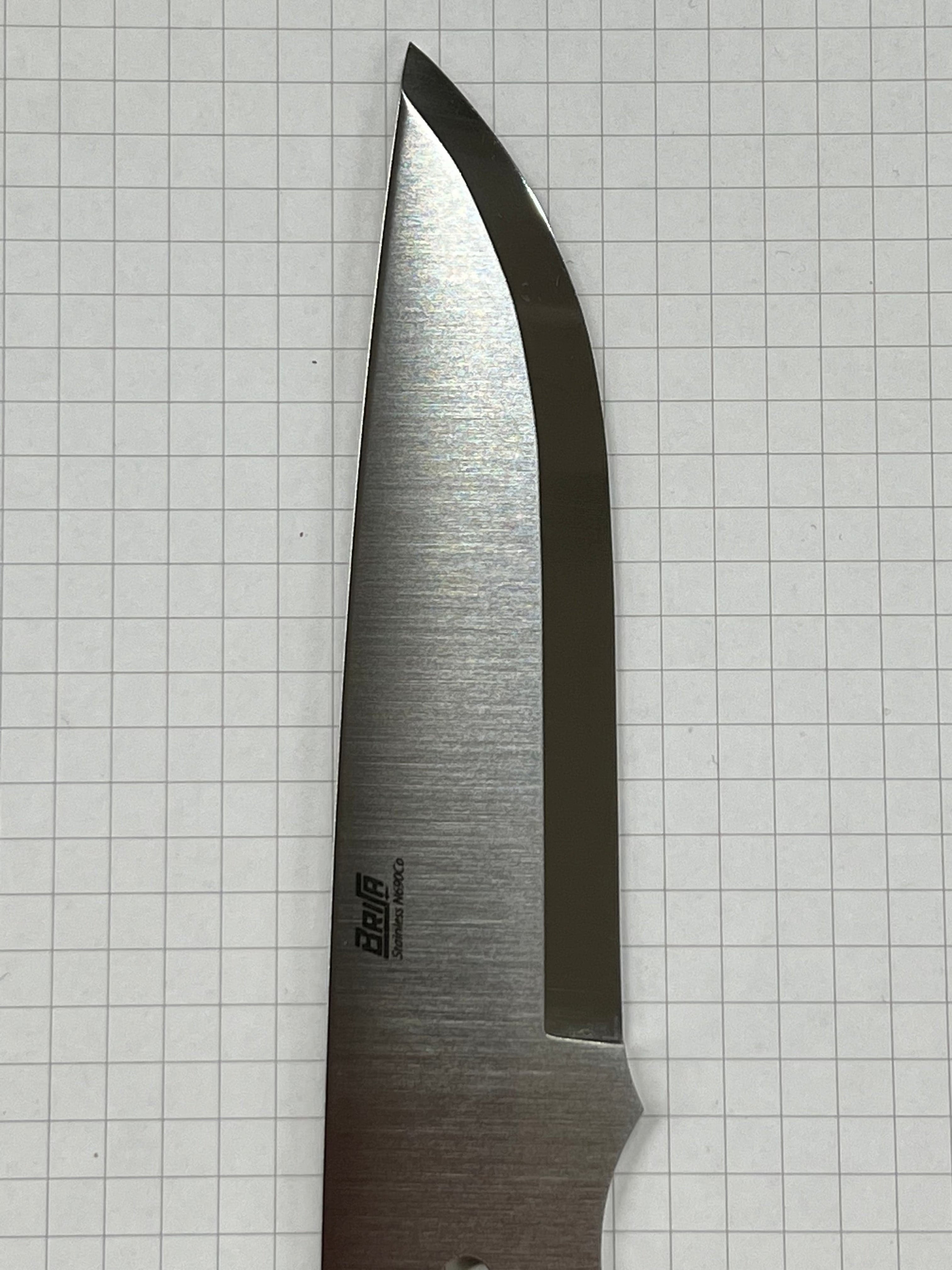 Brisa Trapper 95 Scandi N690 rustfritt knivblad