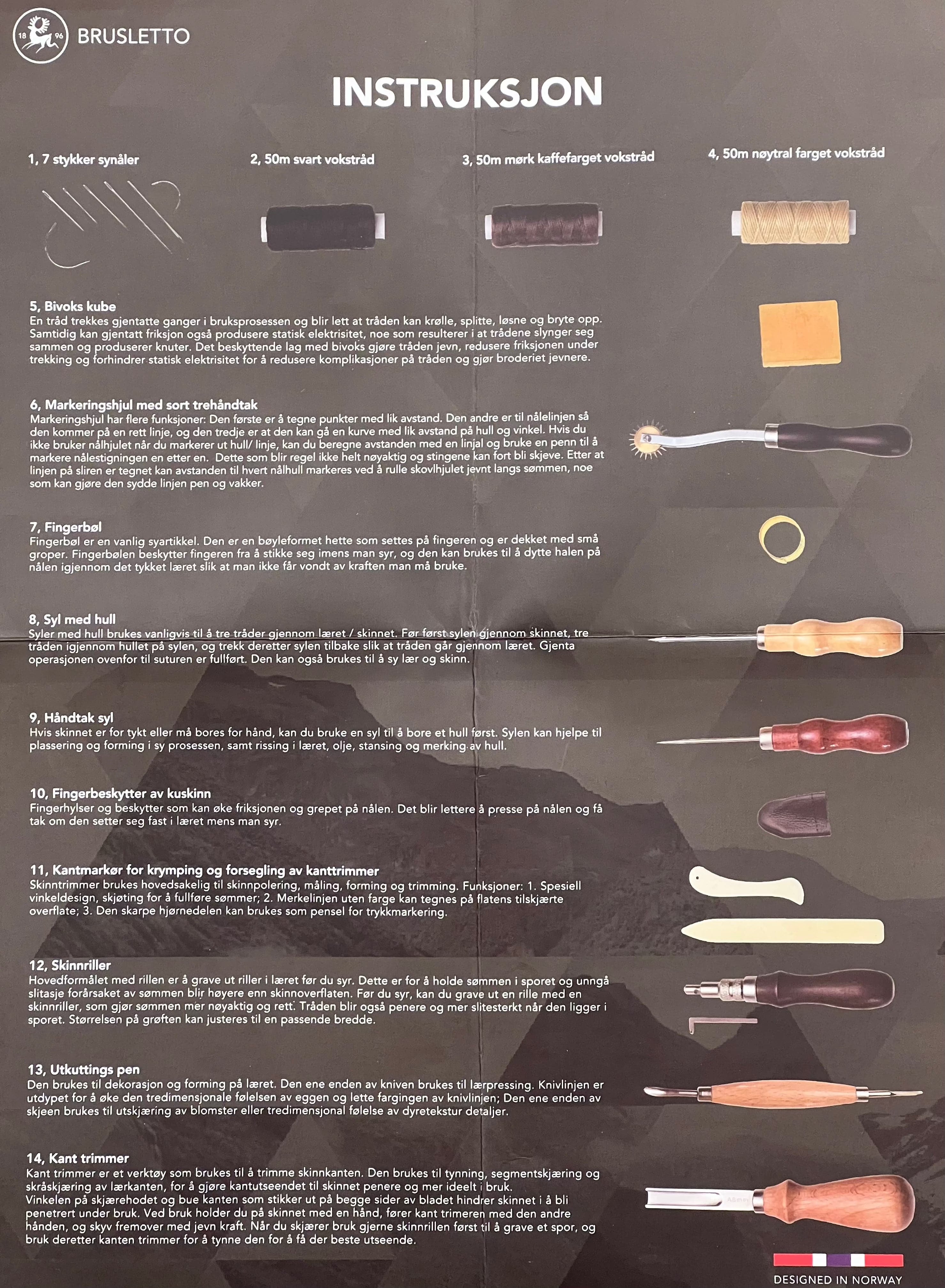 Verktygssats för tillverkning av slidor - 14 delar