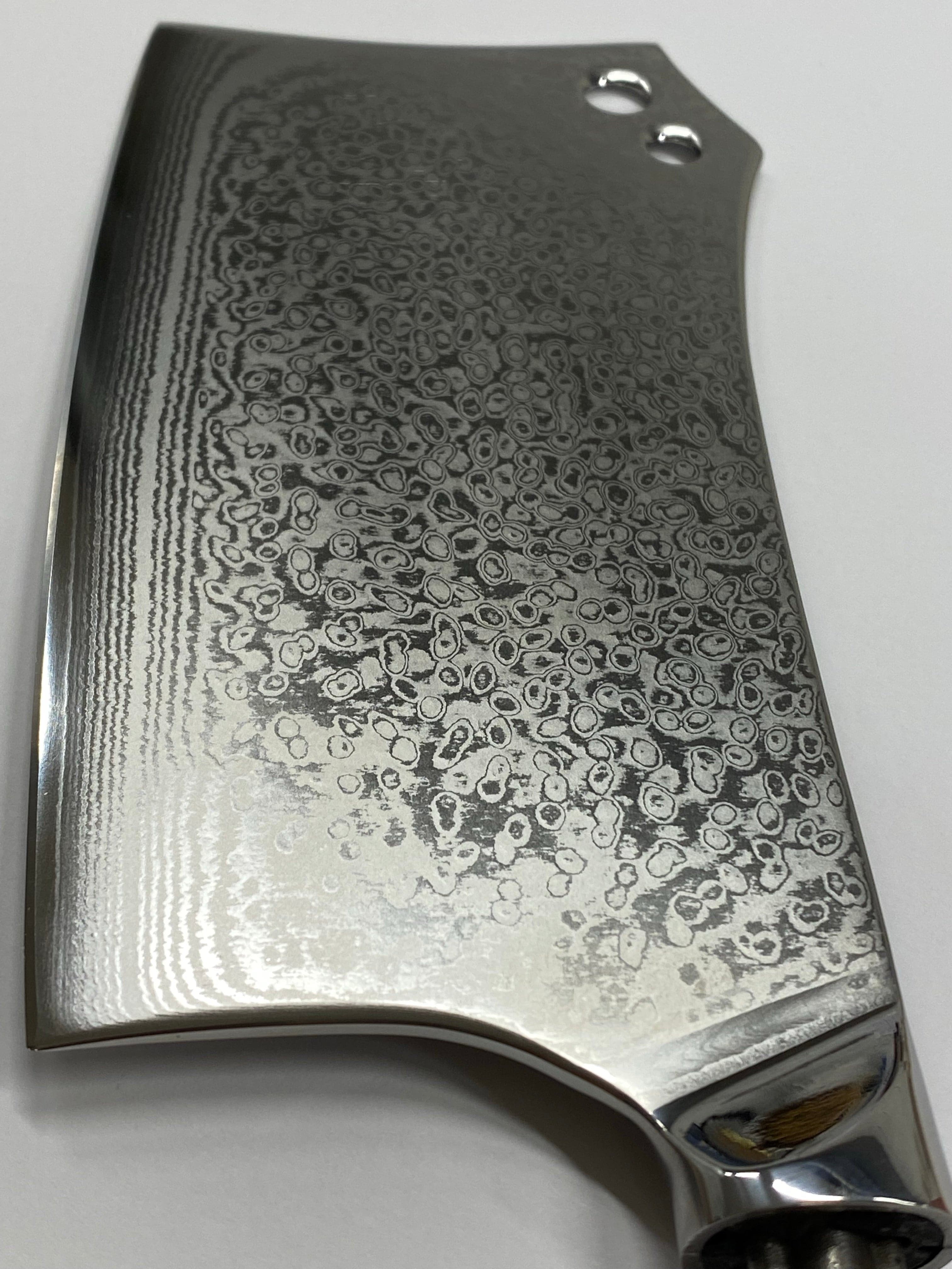 Cleaver - AUS10 Damask Chef's Knife 7"