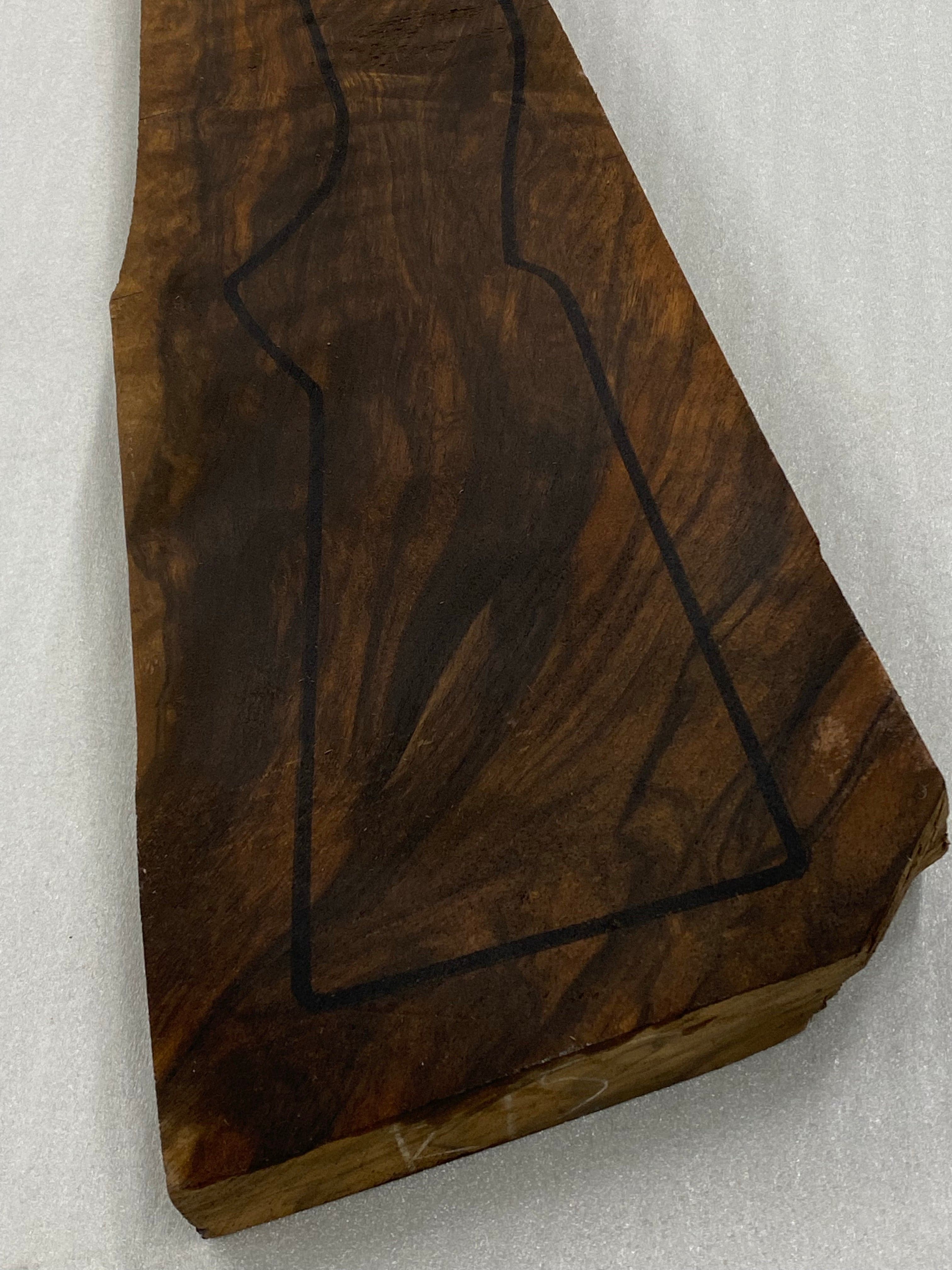 Rifle Stock Blank Turkish Walnut Grade 5 R-15