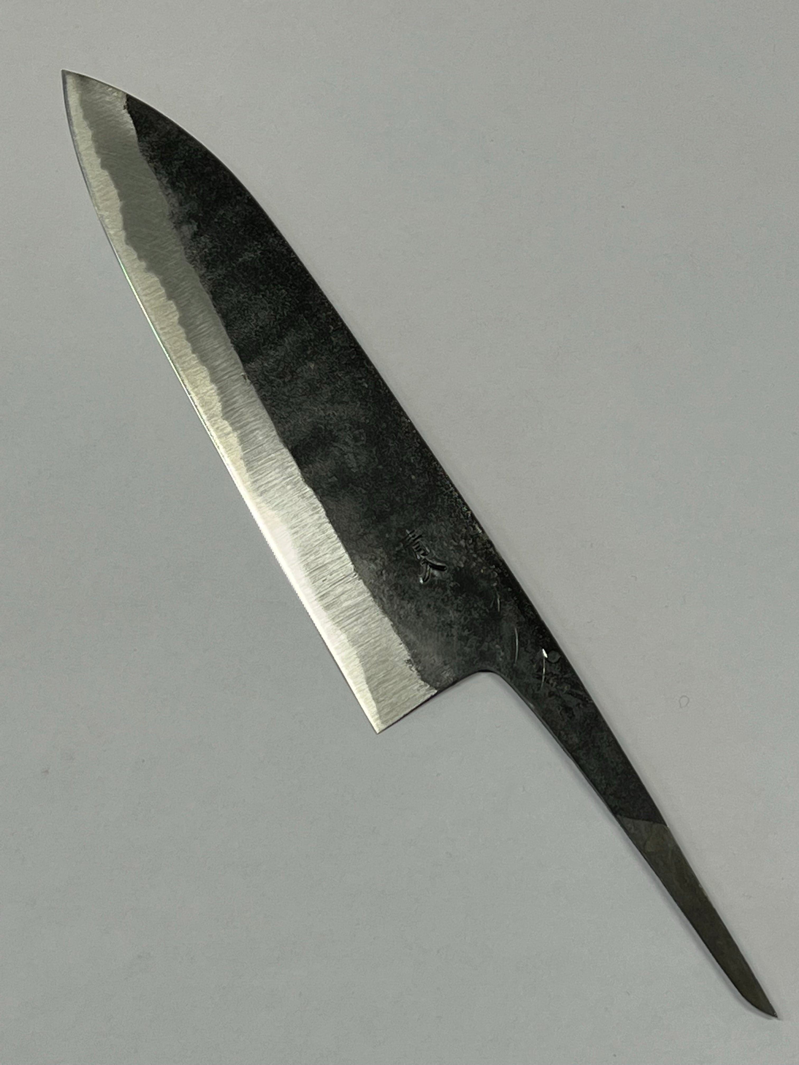 Kurouchi Santoku 165 Blue 2 Japanskt handsmitt knivblad