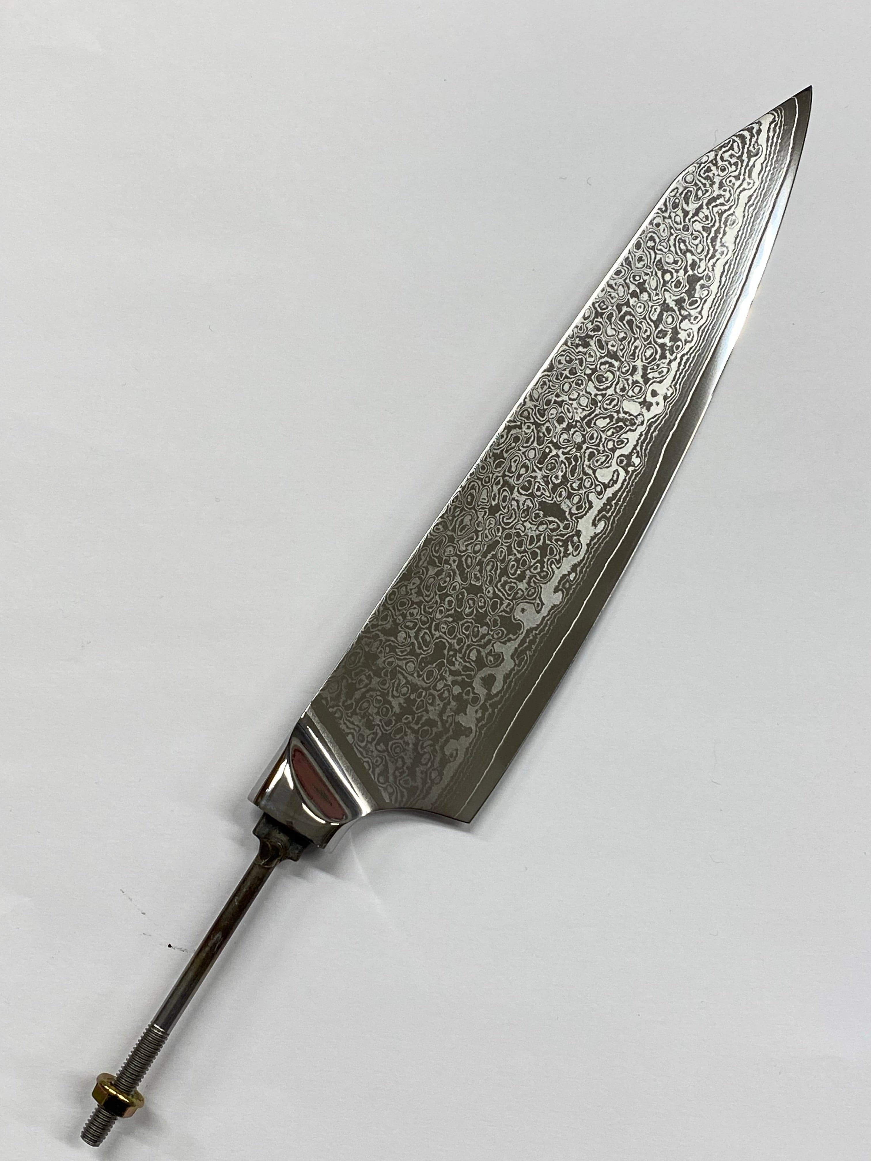 Kockknivblad - AUS10 Damask Kockkniv 8"