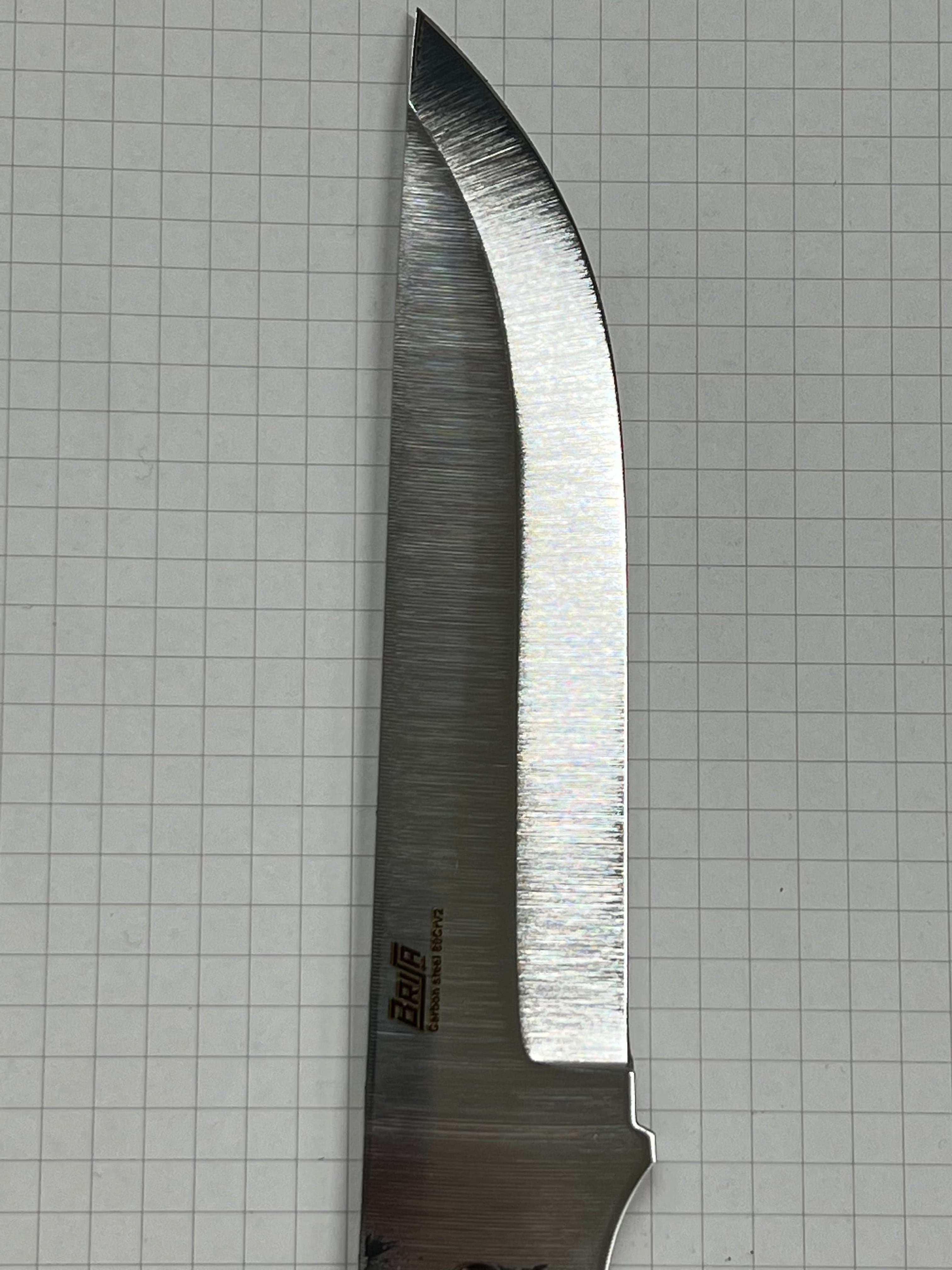 Brisa Trooper 115 Scandi 80Crv2 knivblad i kolstål