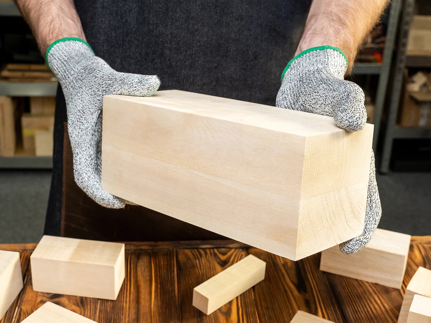 Basswood treskjæringsemne BW1 Stor