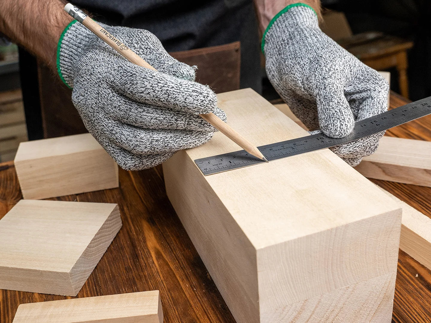 Basswood treskjæringsemne BW1 Stor