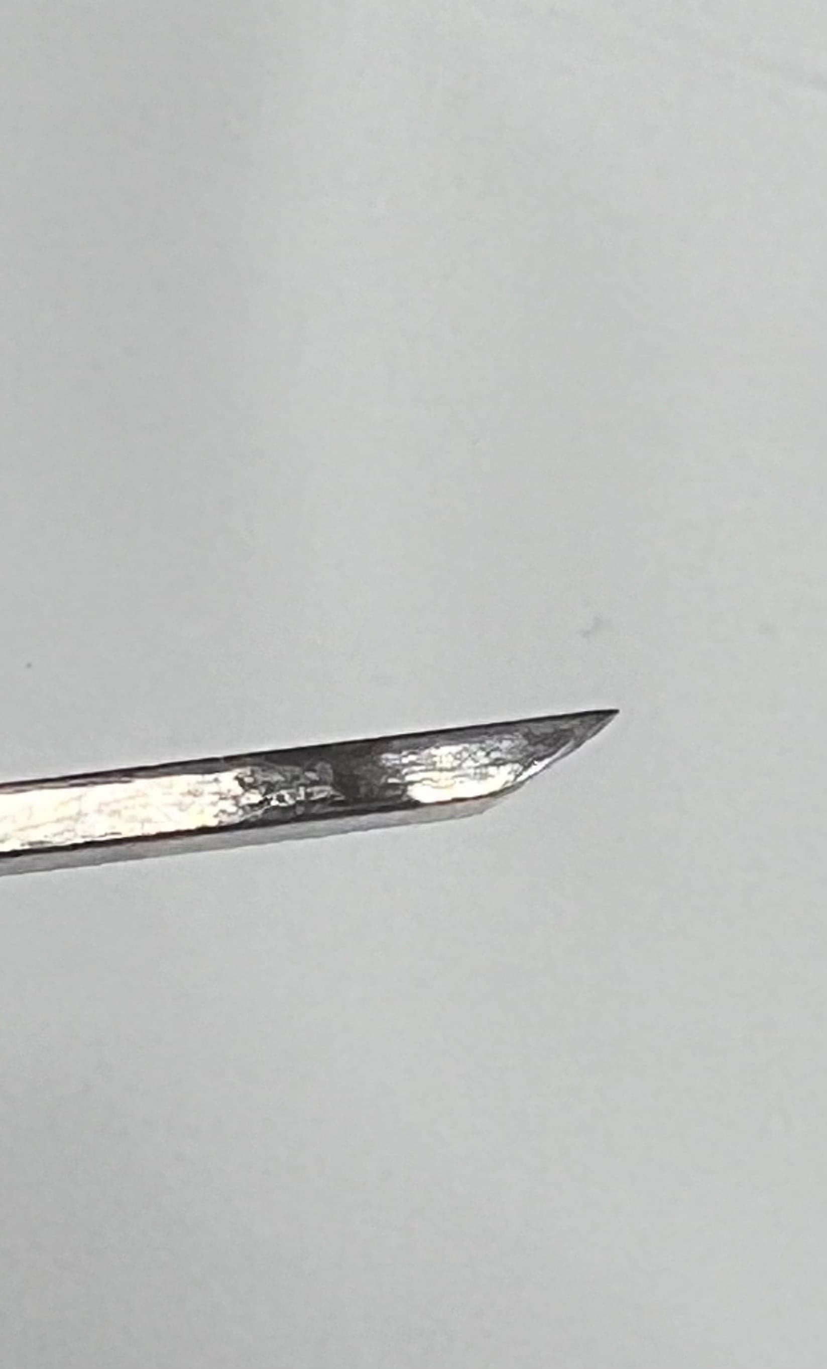 Treskjæringsjern 75x4mm rett flat meisel P1/04 m/kulehåntak