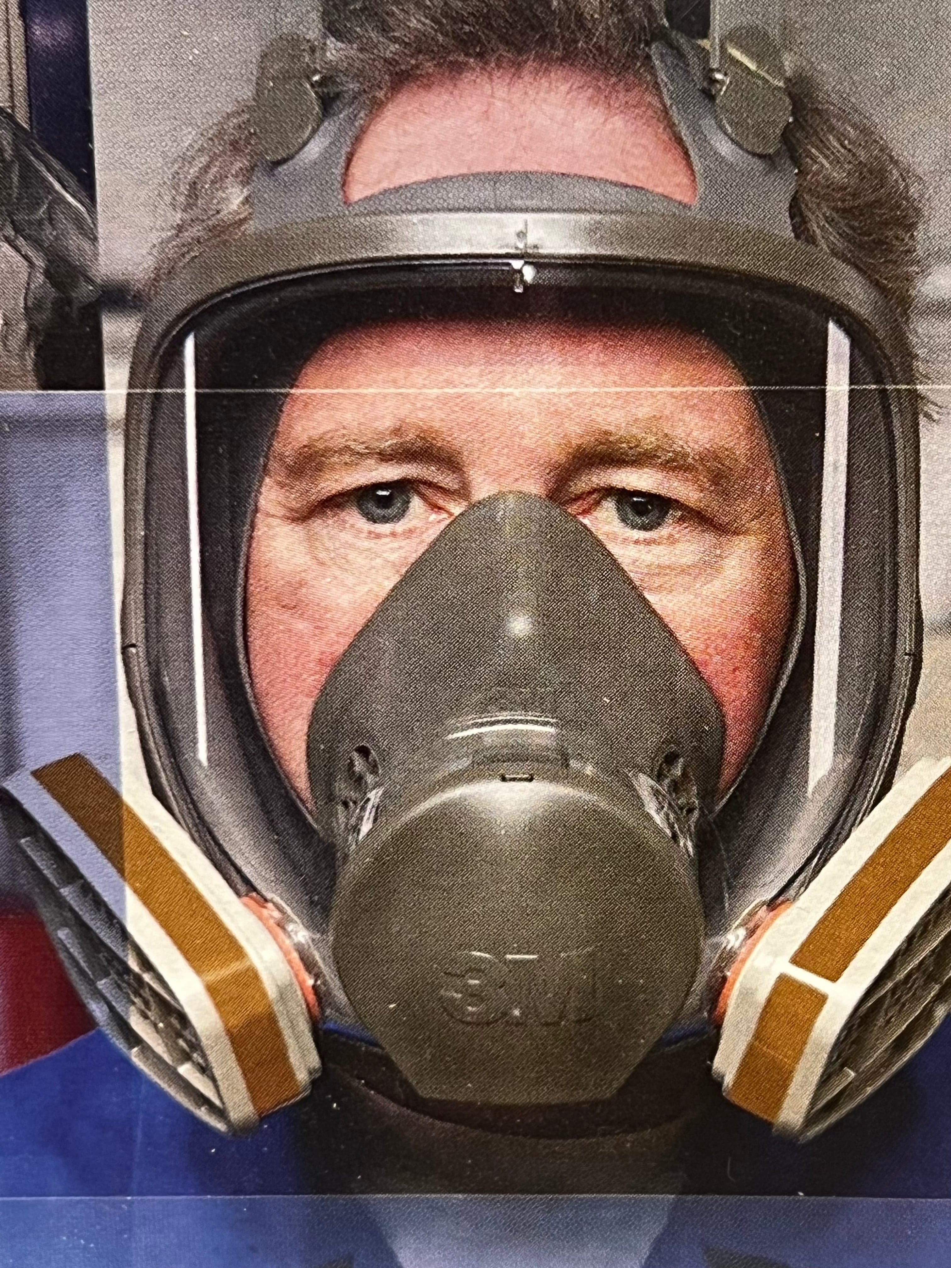 Maske for støv/damp/gass - Helmaske 3M™