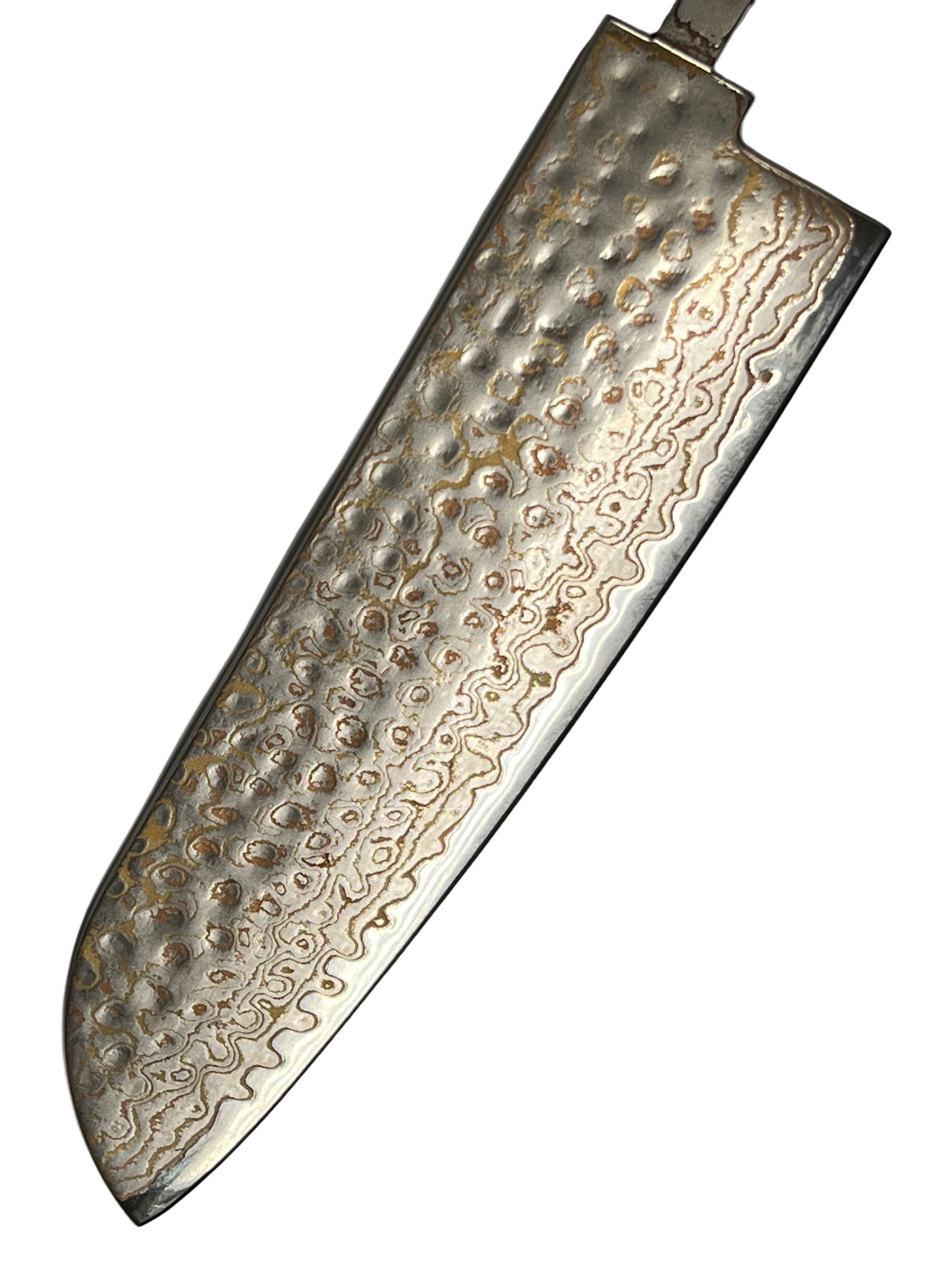 Santoku 200mm Rustfri Kobber Damaskus