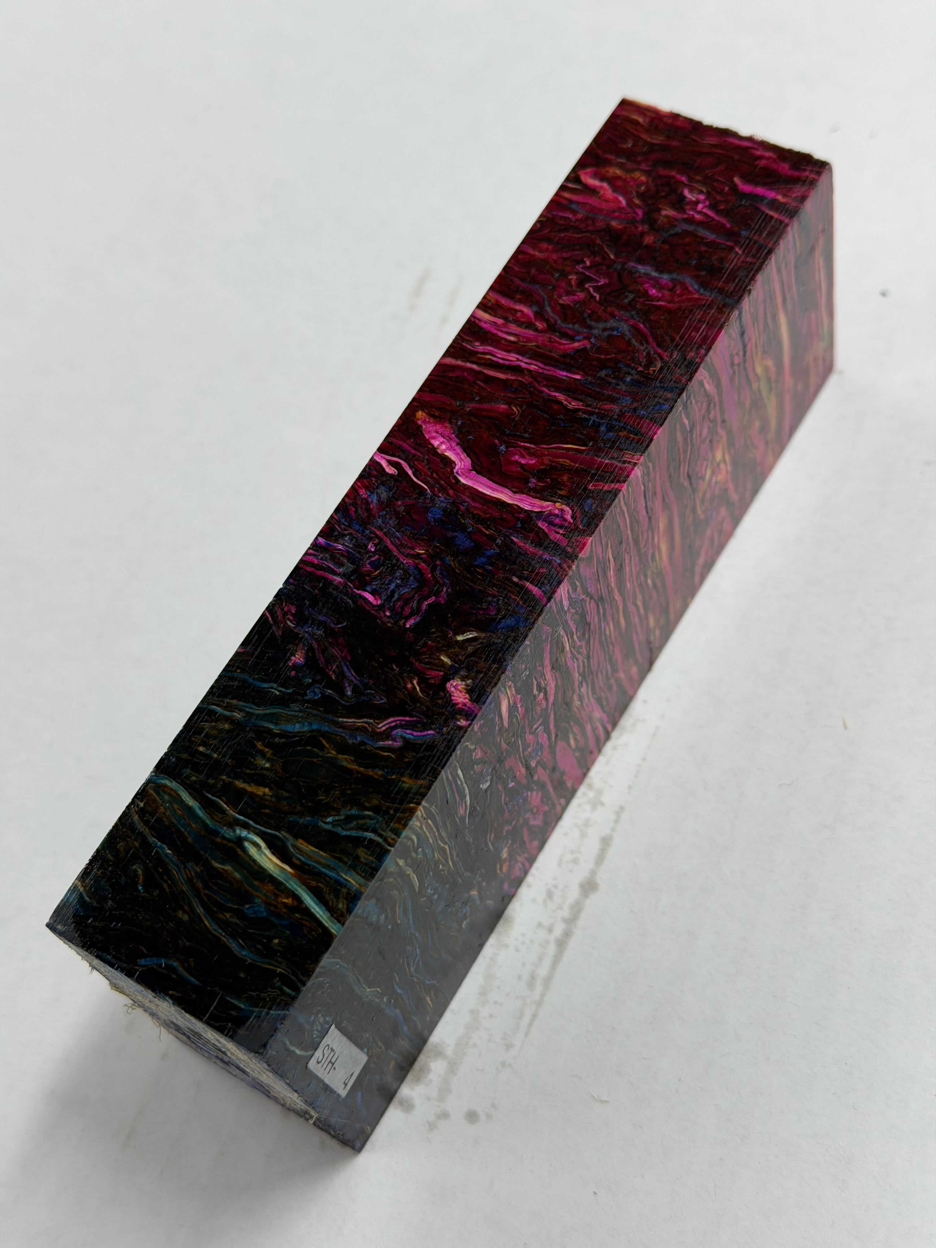 Stabilisert skaftemne av hamp blokk STH-04