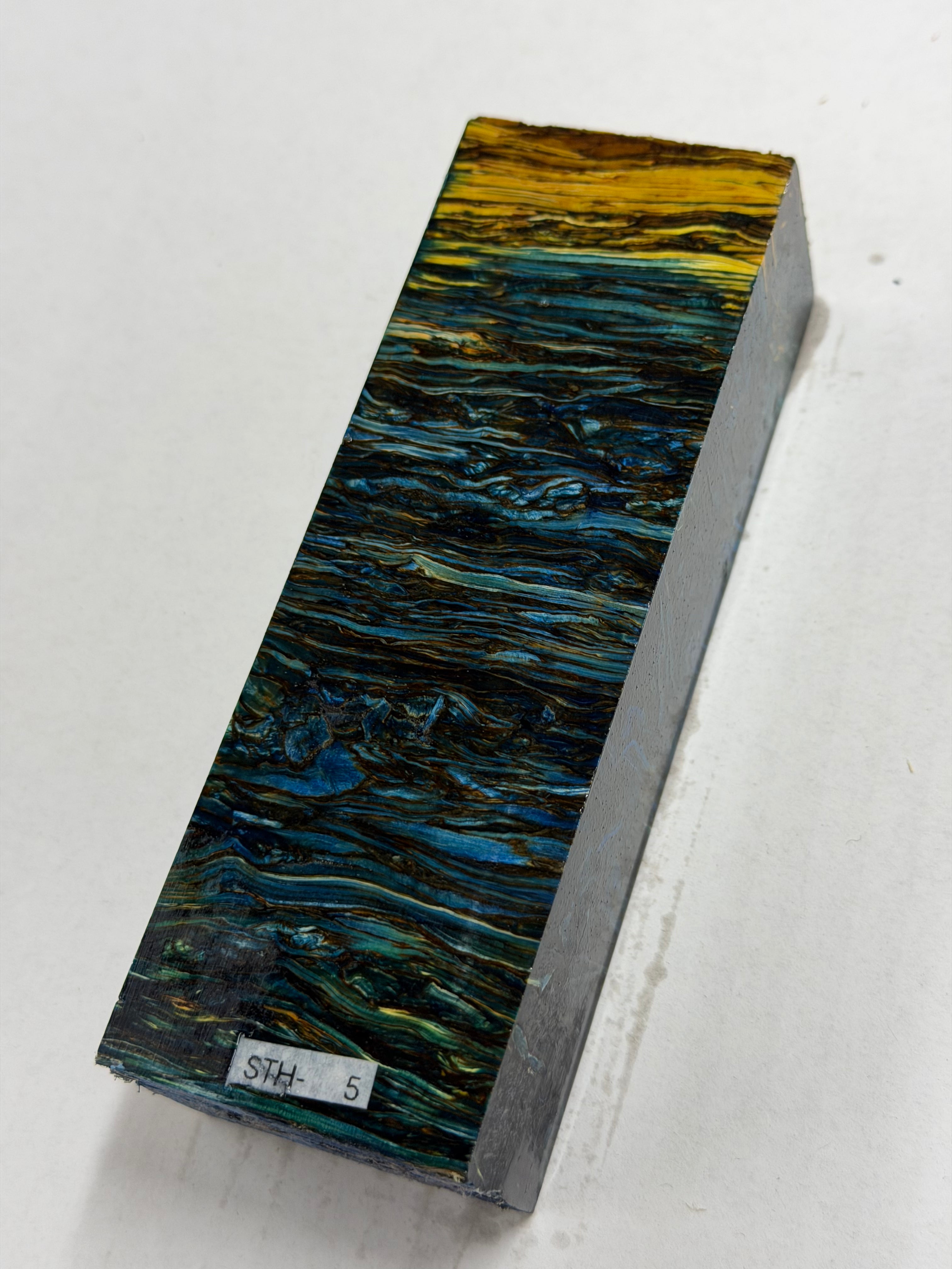 Stabilisert skaftemne av hamp blokk STH-05