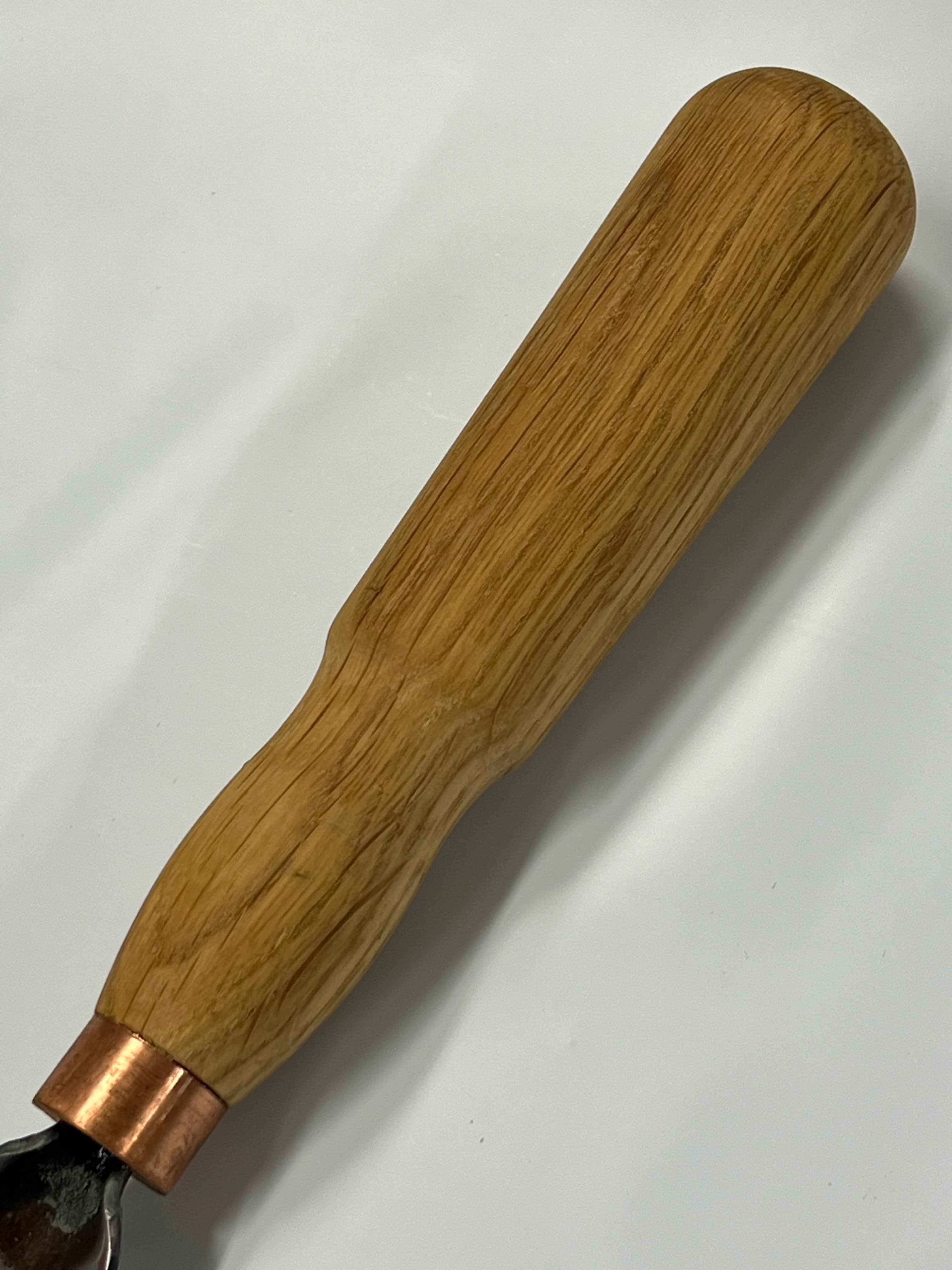 Träsniderijärn 130x22mm böjt urholkningsjärn