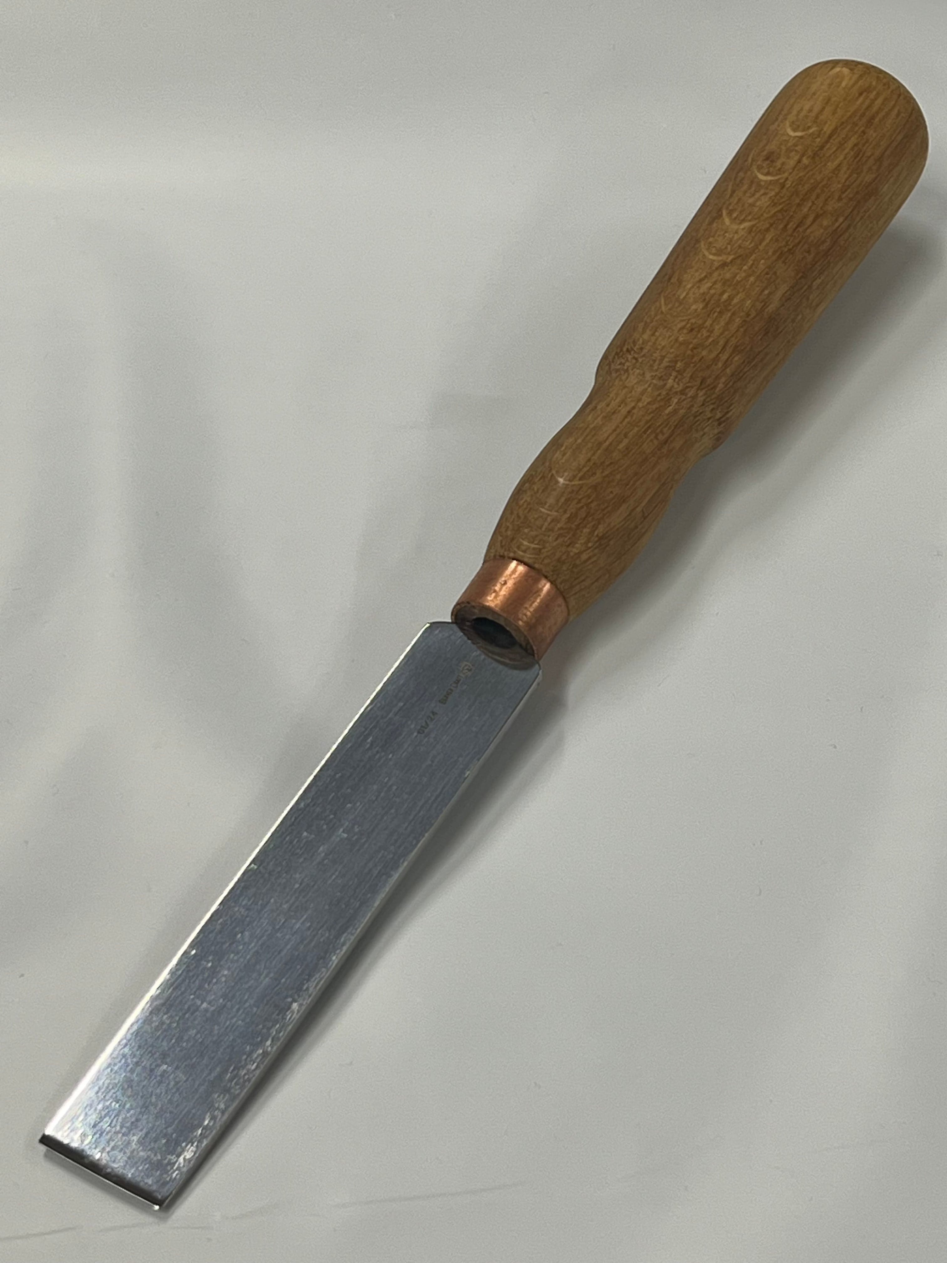 Treskjæringsjern 130x24mm rett flat meisel