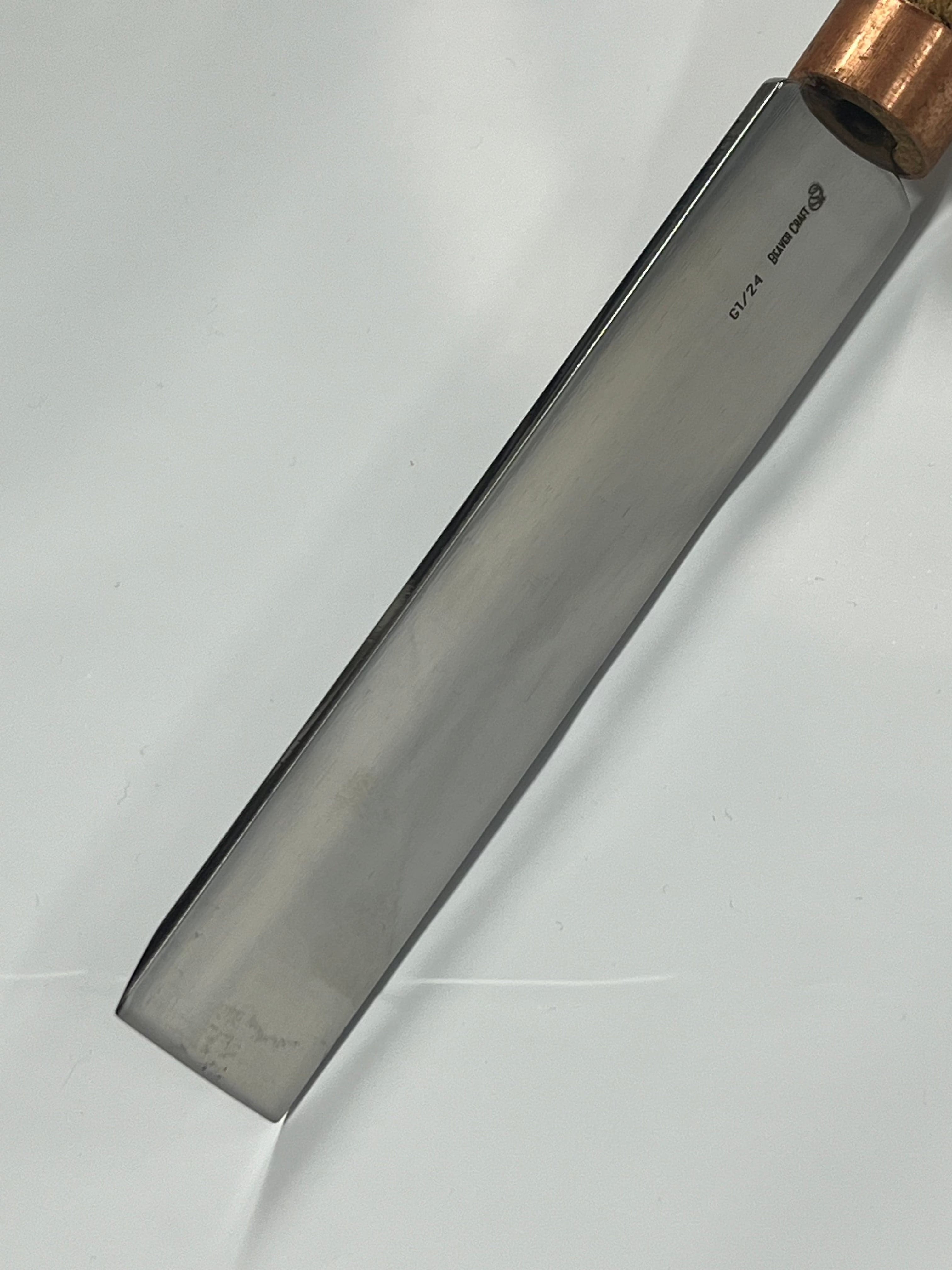 Treskjæringsjern 130x24mm rett flat meisel