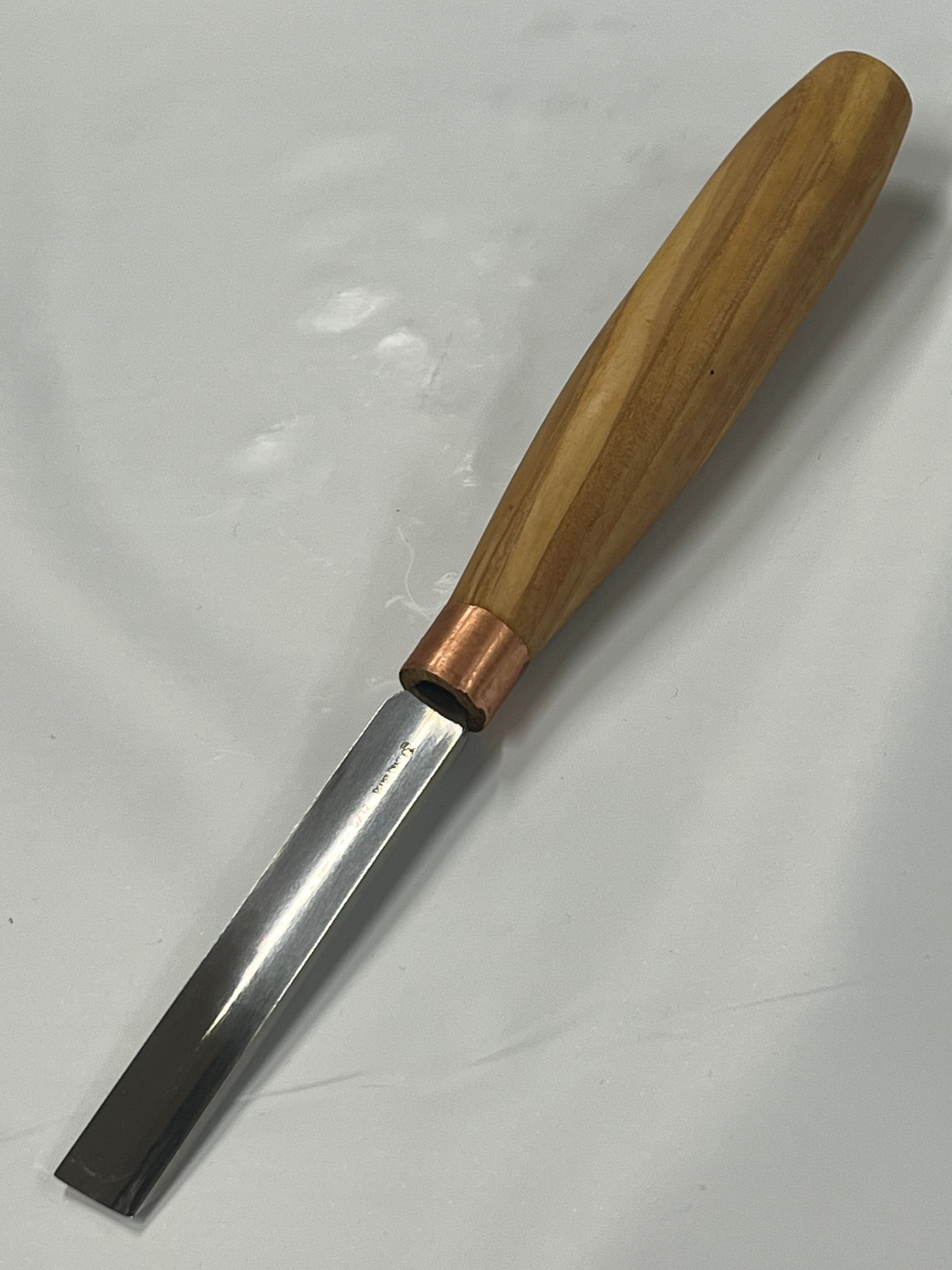 Treskjæringsjern 80x12mm rett rundet meisel K5/12