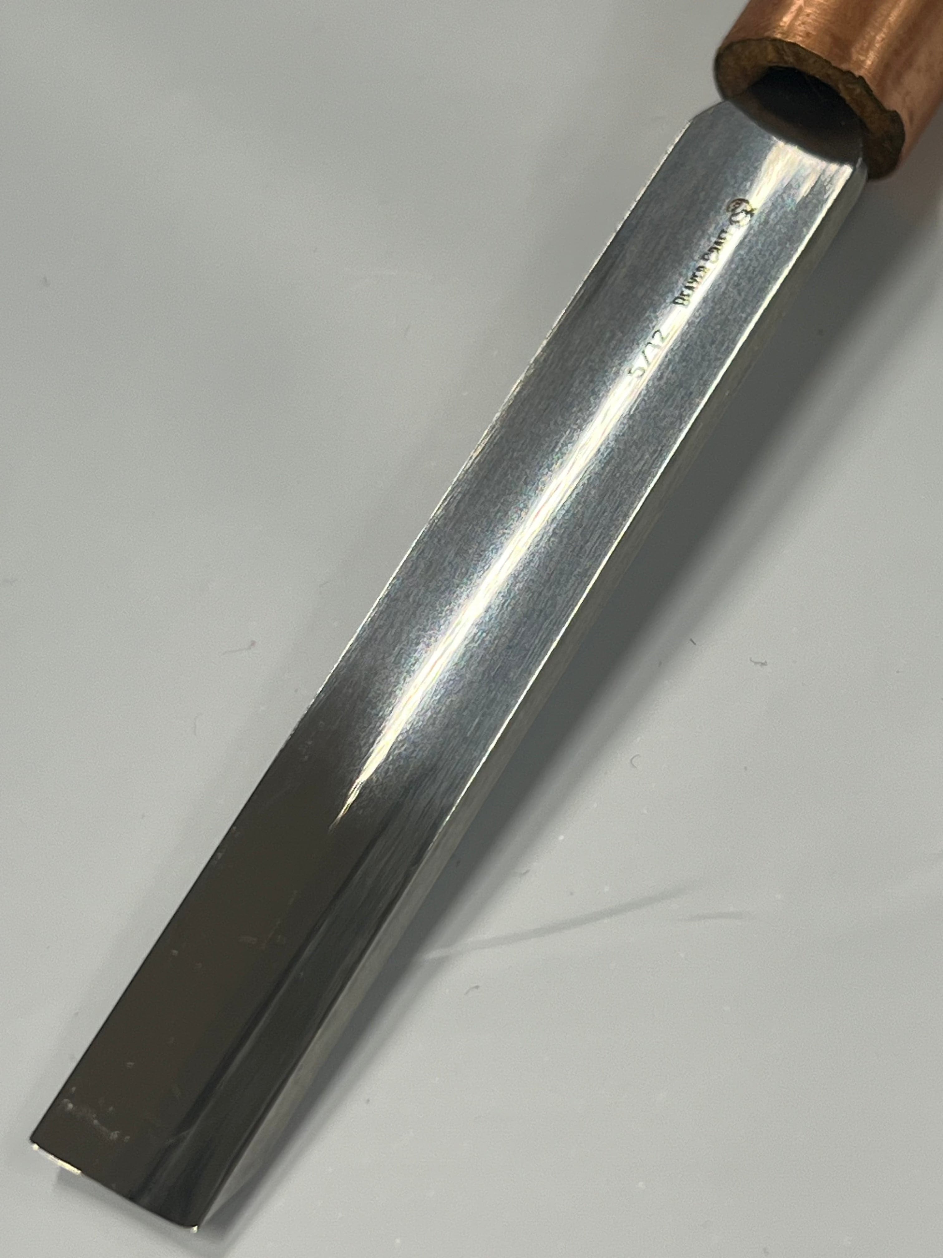Treskjæringsjern 80x12mm rett rundet meisel K5/12