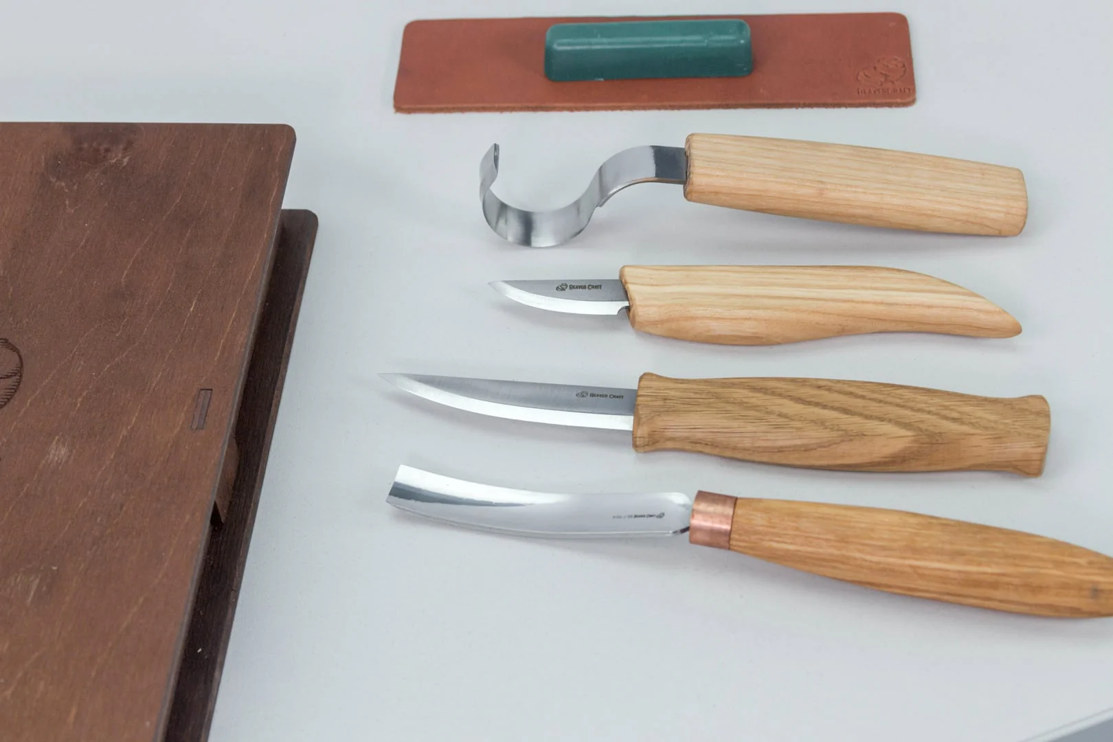 Wood carving iron set S43Book