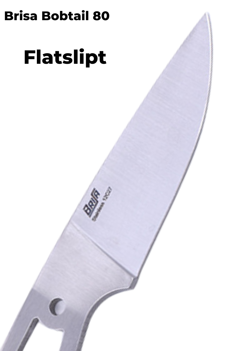 Brisa Bobtail 80 rustfritt knivblad
