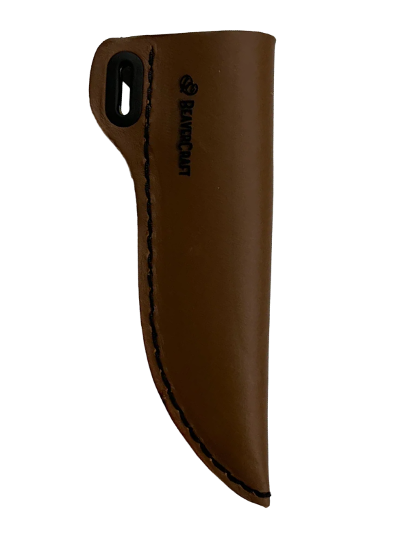 Knivslida i läder SH1 Beaver Craft