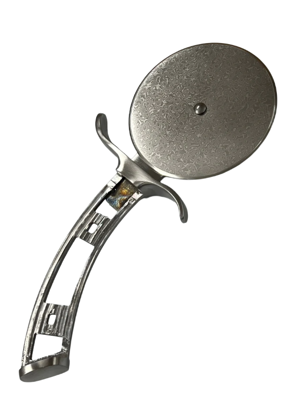 Pizzahjul - VG10 Damask Fulltange m/front og bakholk