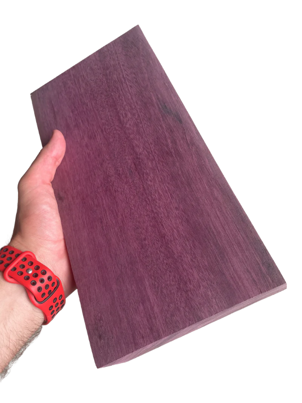 Purpleheart Stort blankt 55x155x300mm