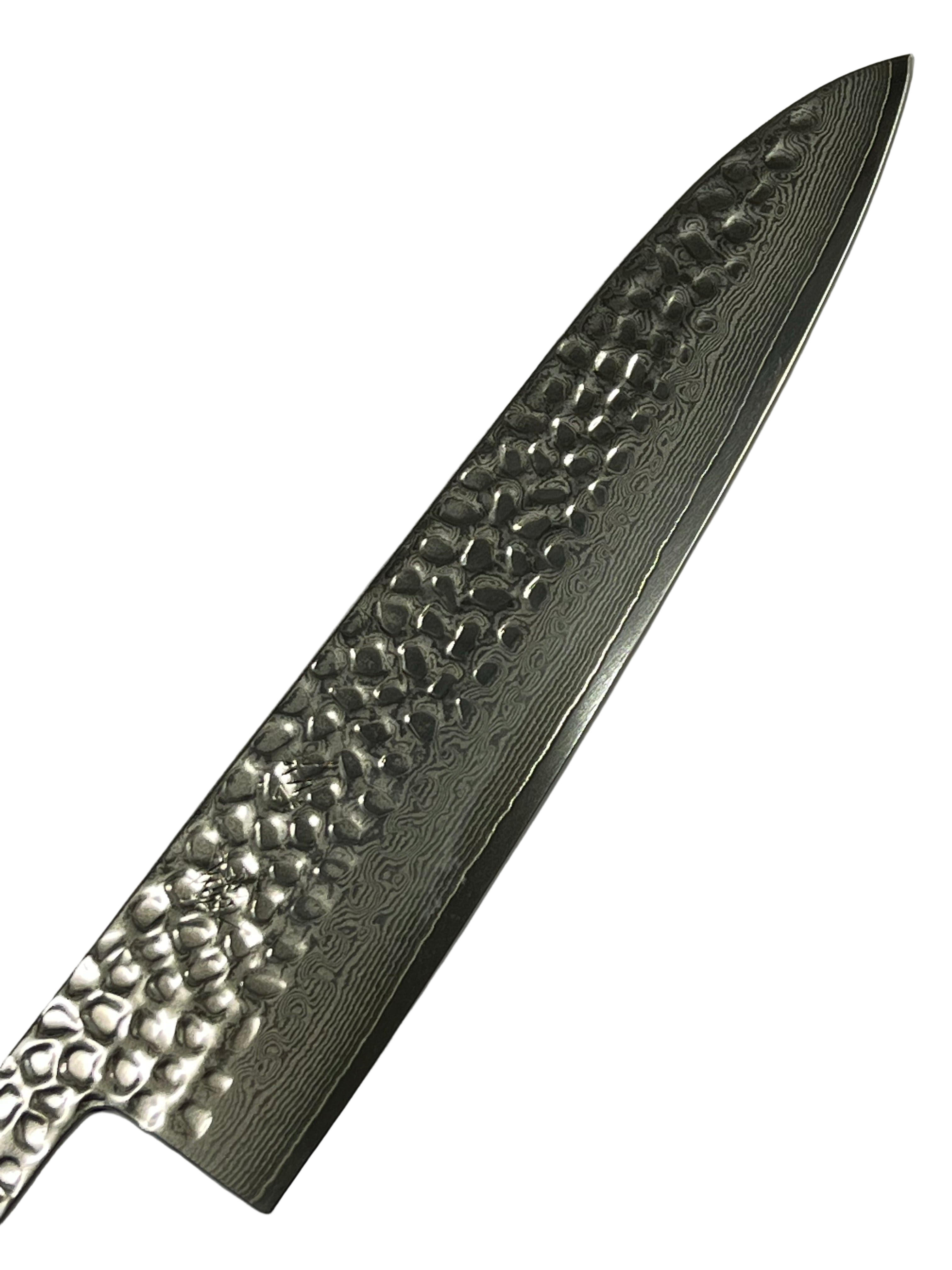 Gyuto 210 VG10 Damask Japansk håndsmidd knivblad