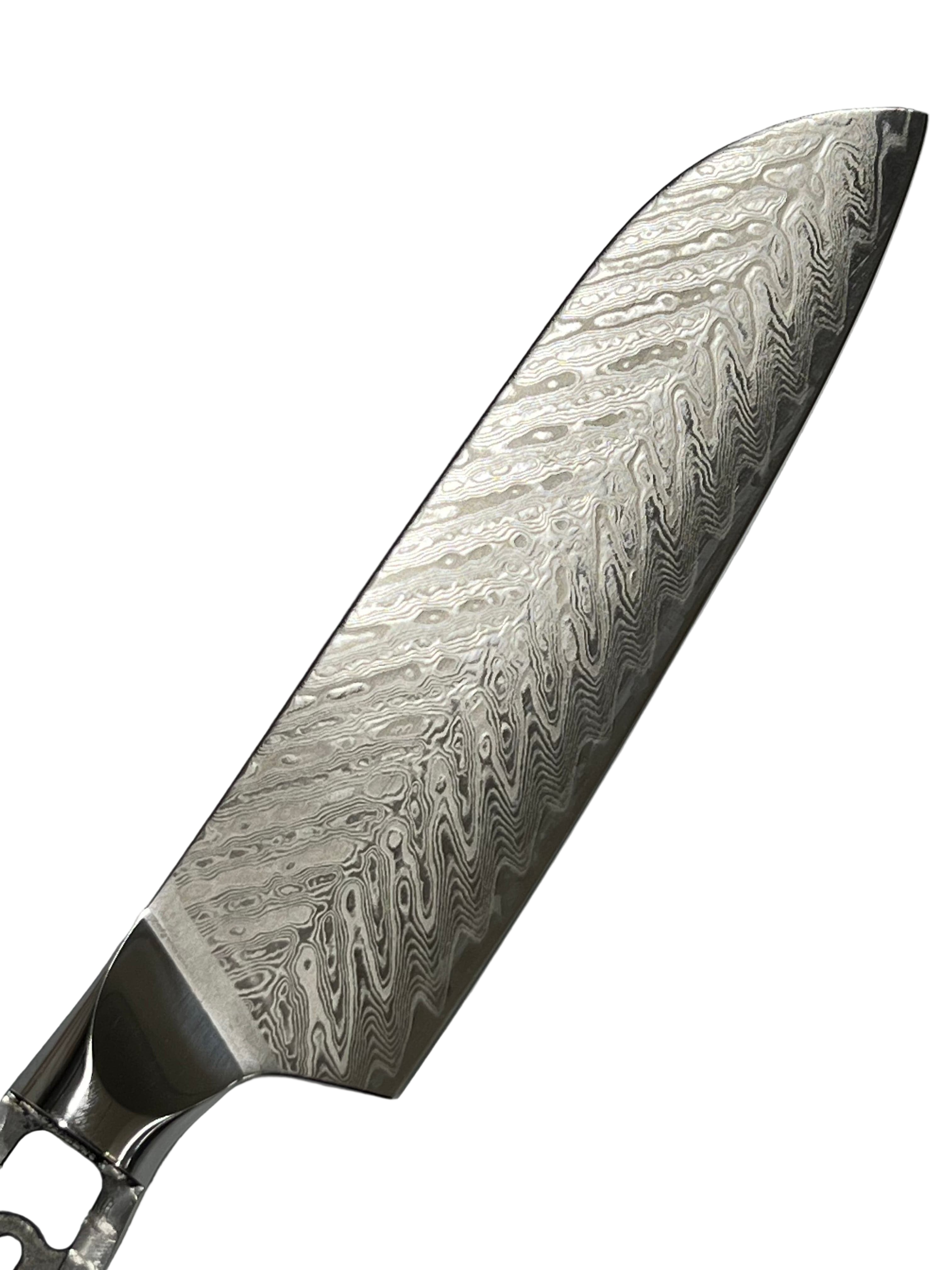 Herring Santoku - VG10 Damask Kokkekniv 7"