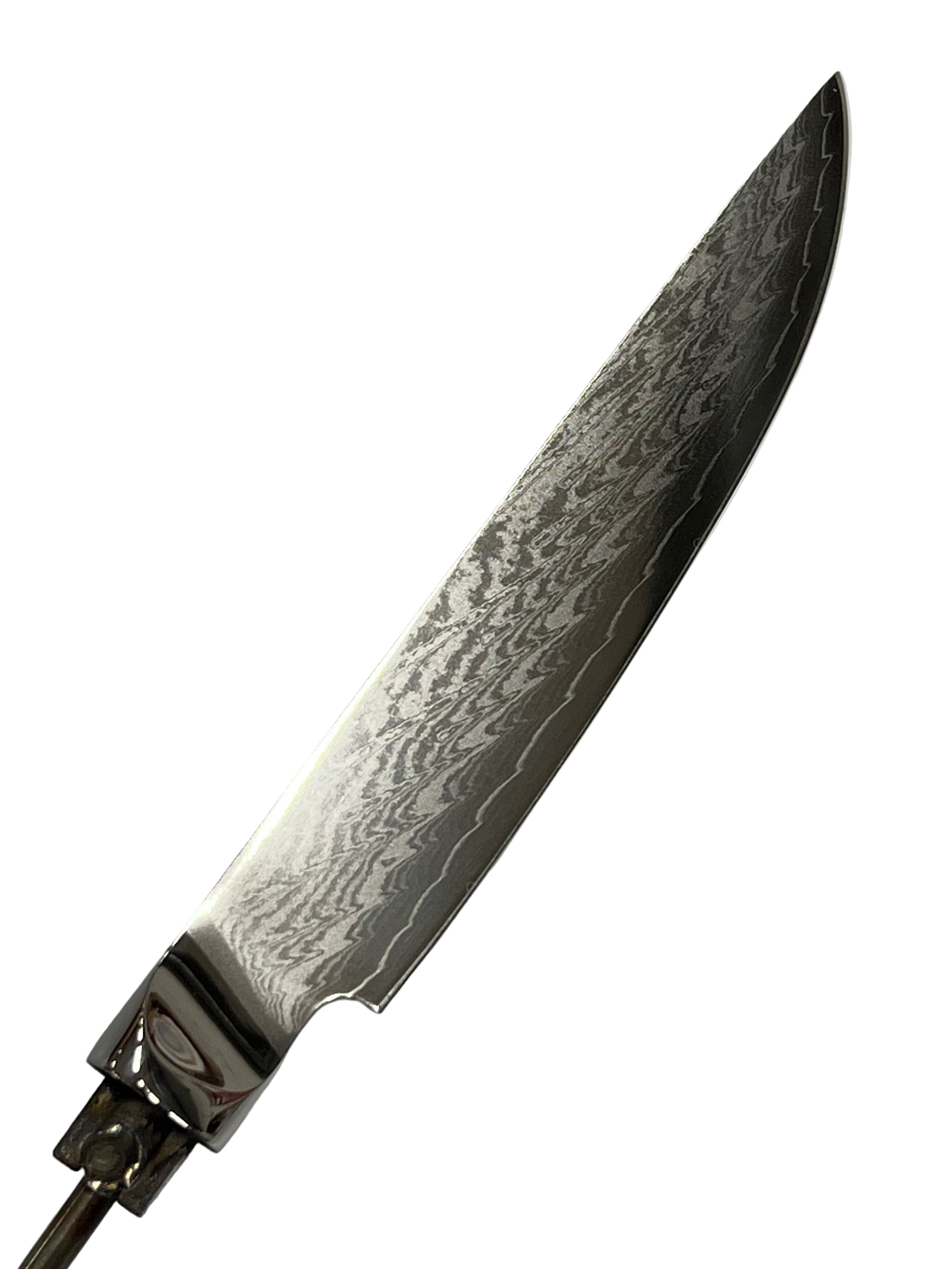 Biffknivblad 5" (143mm) - AUS10 Damask Kokkekniv