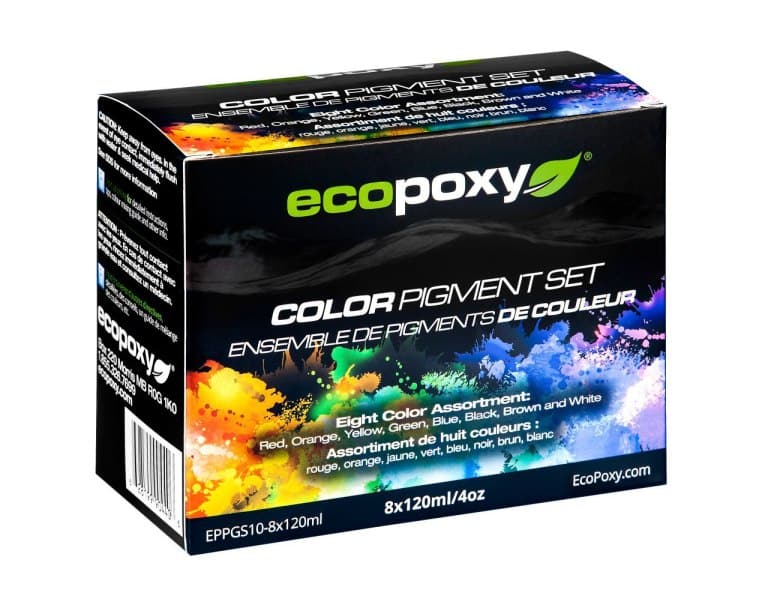 Fargetilsetning til epoxy - Ecopoxy Color Pigments