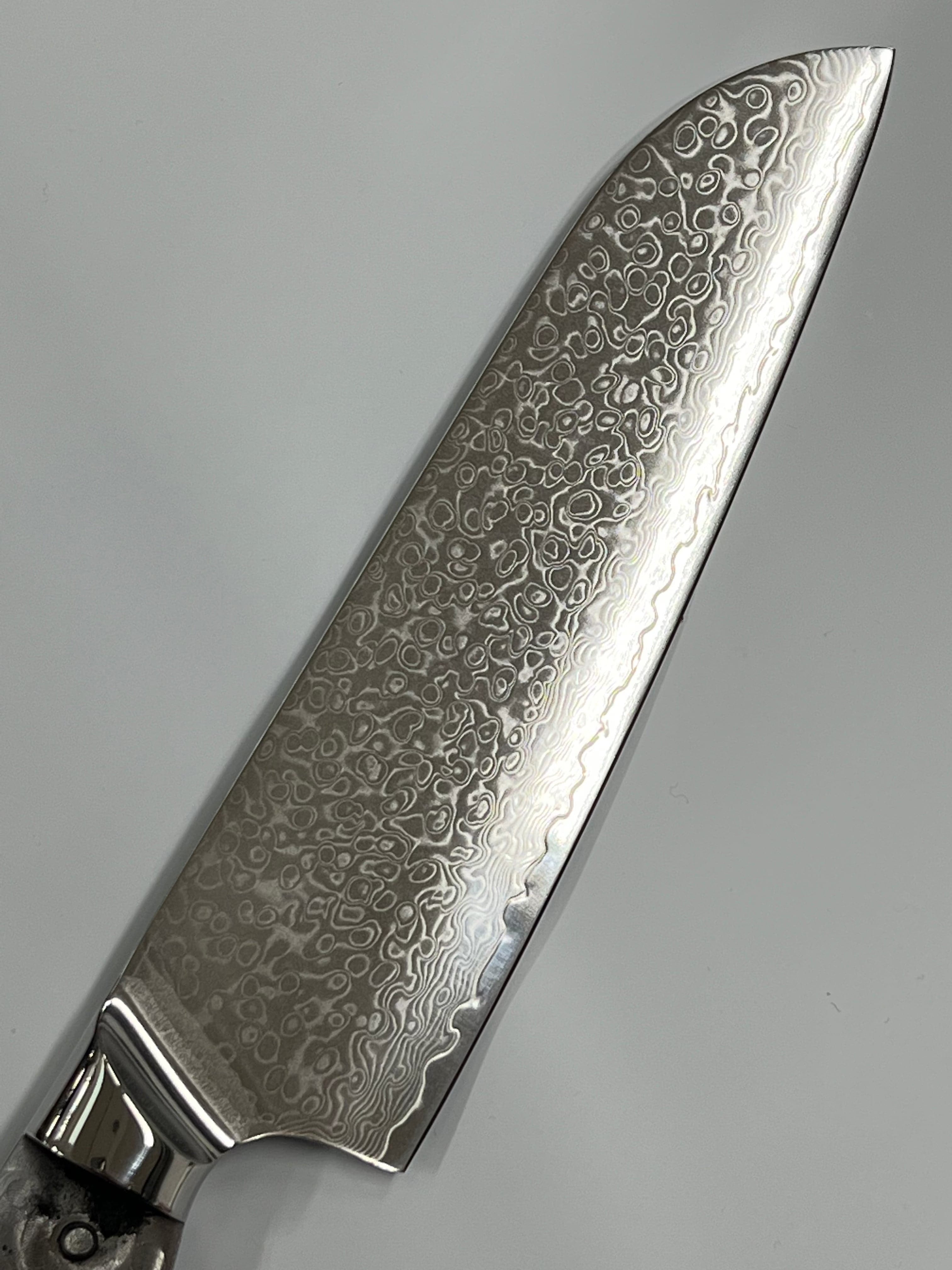 Santoku - VG10 Damask Kokkekniv 8" fulltange med holker