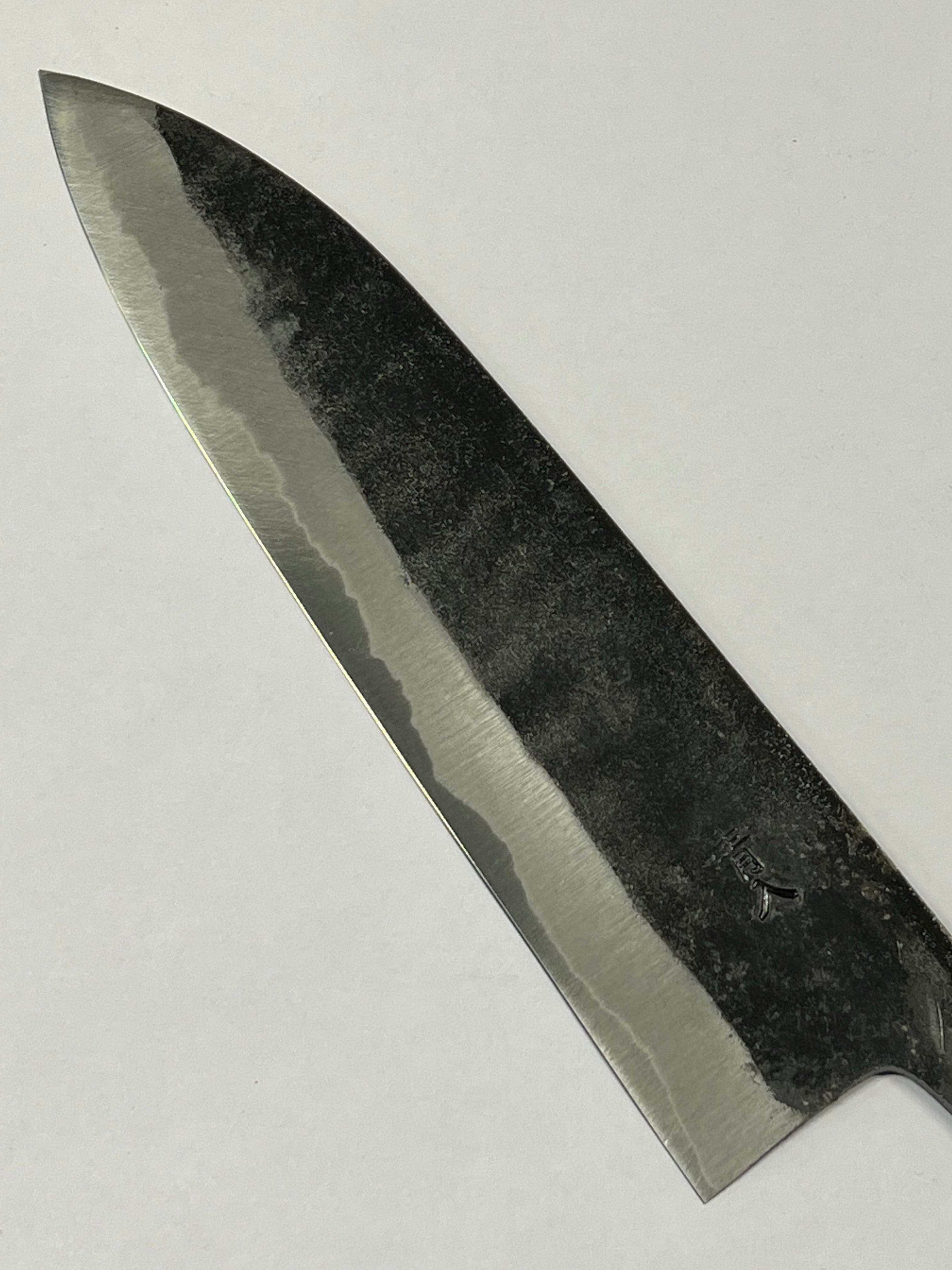 Kurouchi Santoku 165 Blue 2 Japansk håndsmidd knivblad