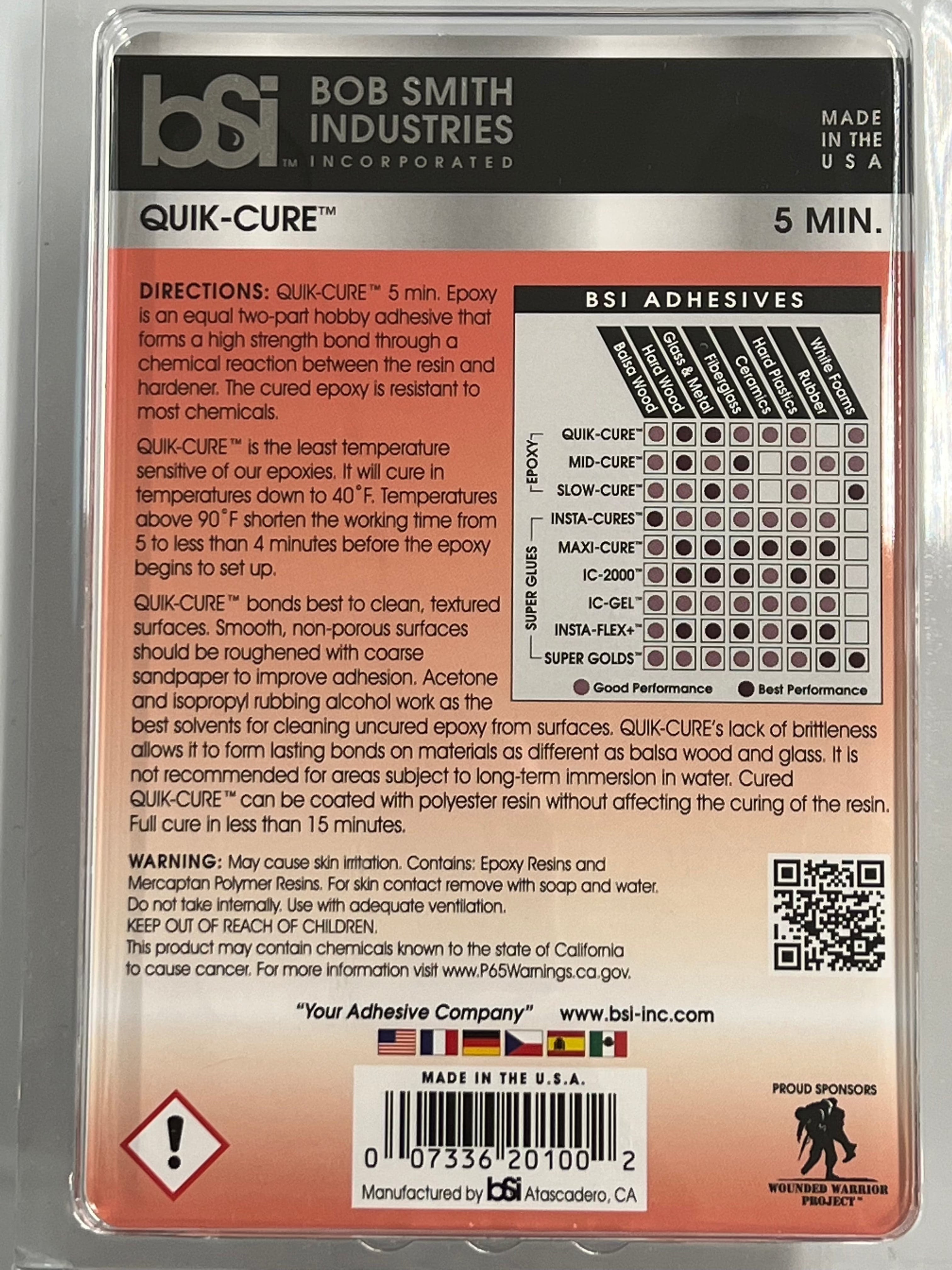 BSI EPOXY QUIK-CURE 128g