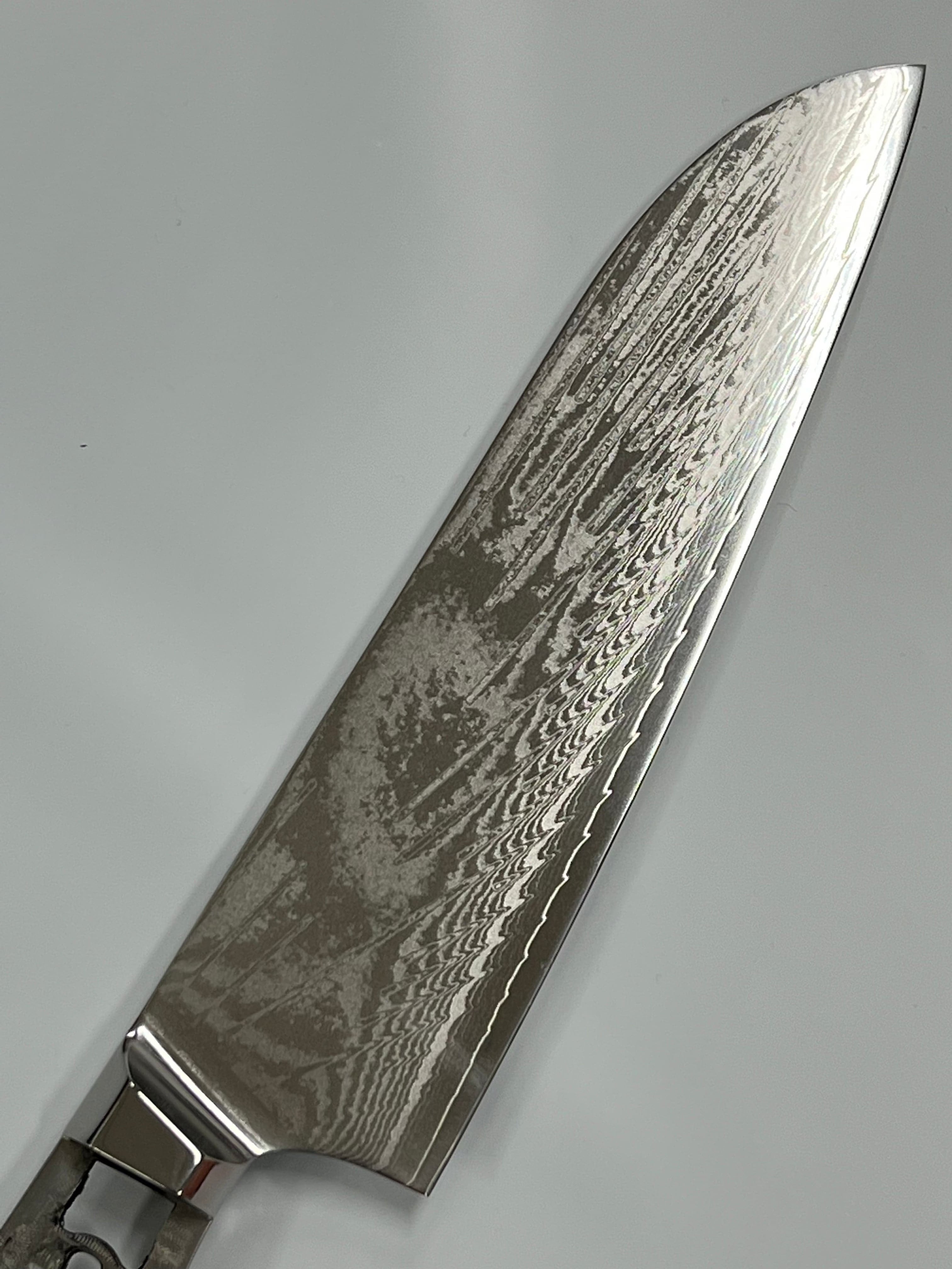 Santoku - AUS10 Damask Kokkekniv 8" fulltange med holker