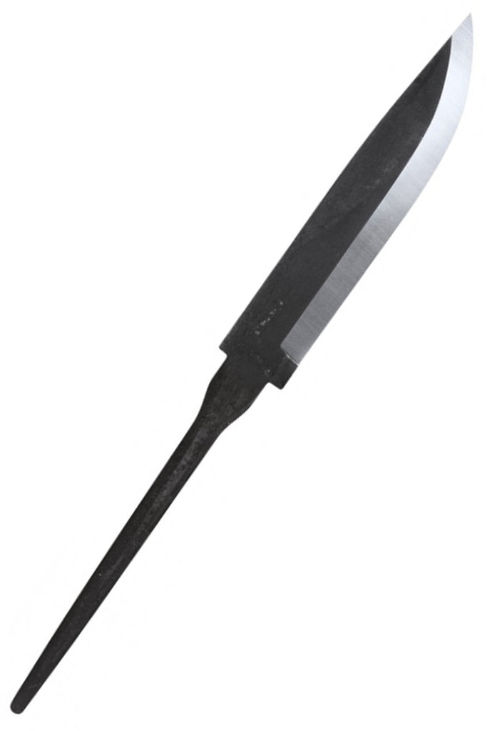 helle knivblad viking svart overflate uten skaft tange